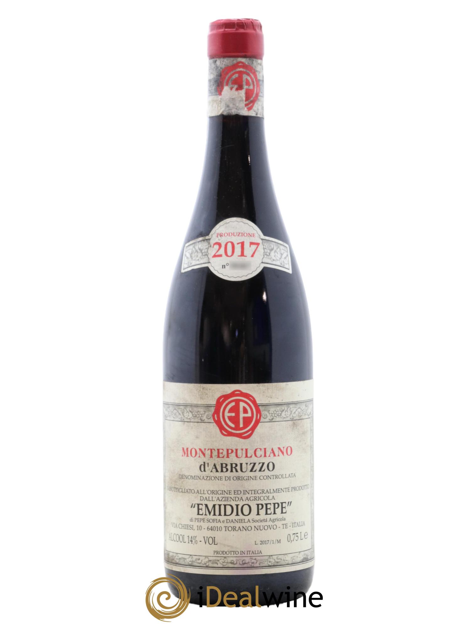 Montepulciano d'Abruzzo DOC Emidio Pepe 2017 - Posten von 1 Flasche - 0