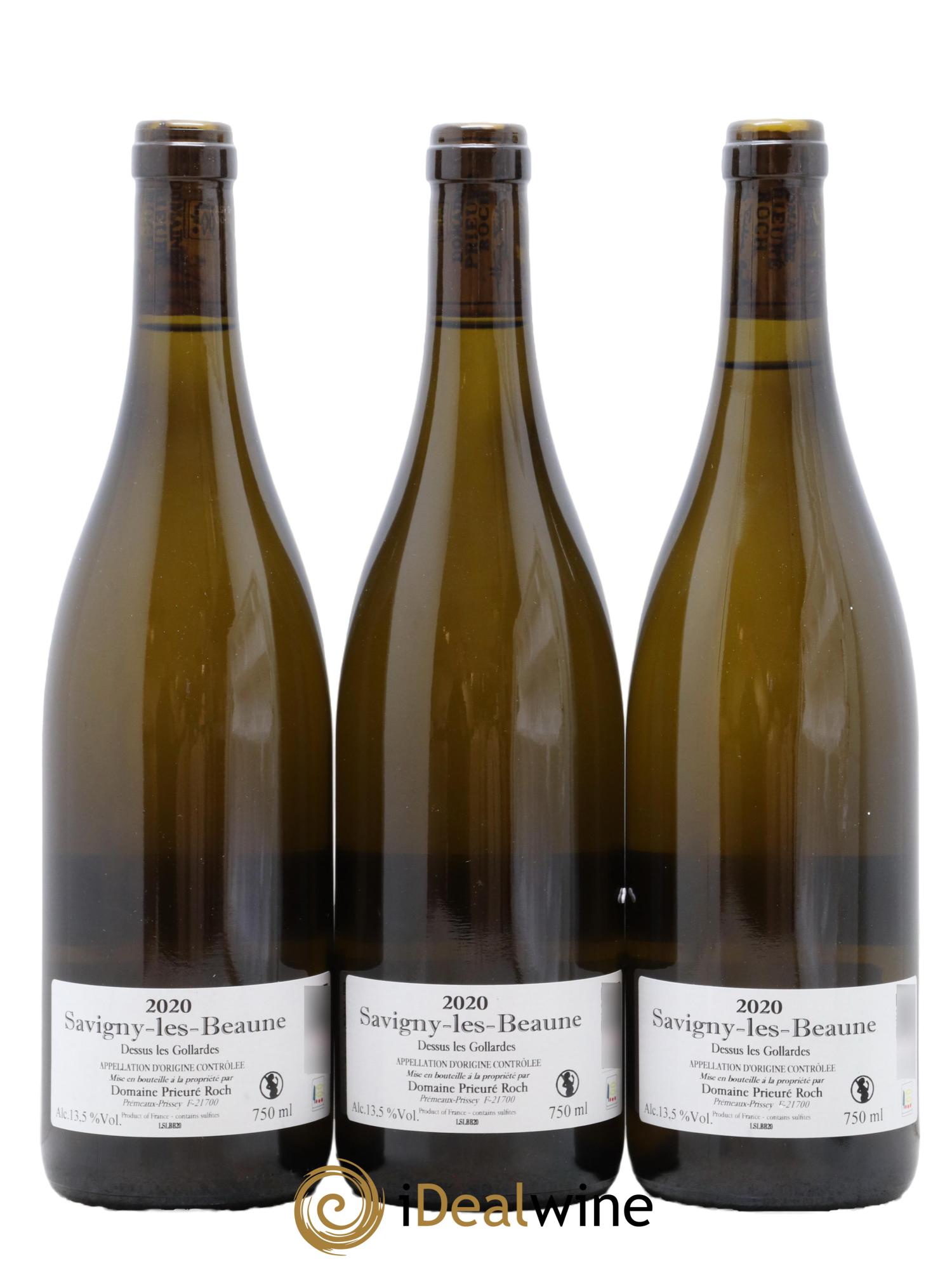 Savigny-lès-Beaune Dessus Les Gollardes Prieure Roch 2020 - Lot de 3 bouteilles - 1