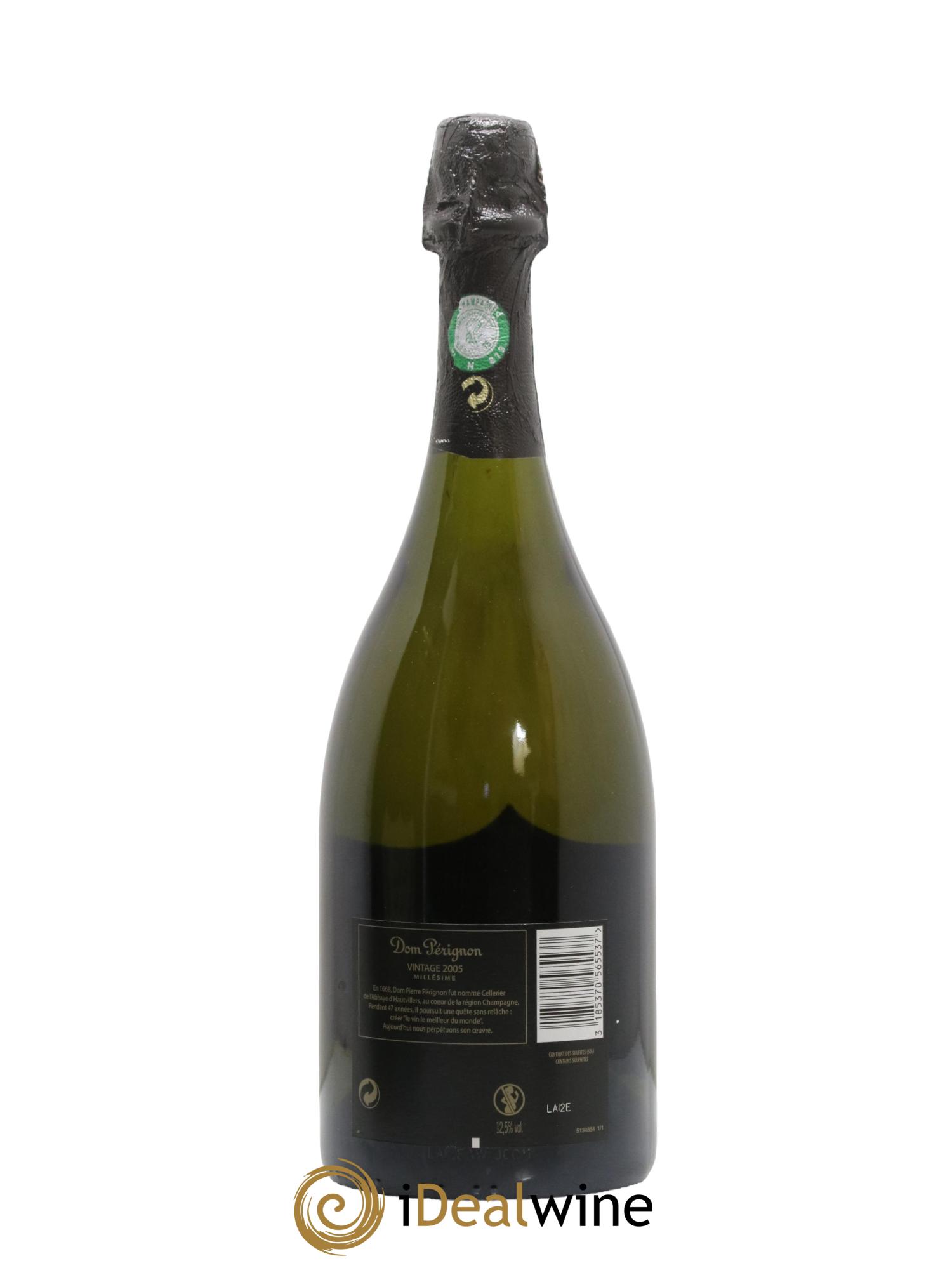 Brut Dom Pérignon 2005 - Lot de 1 bouteille - 2