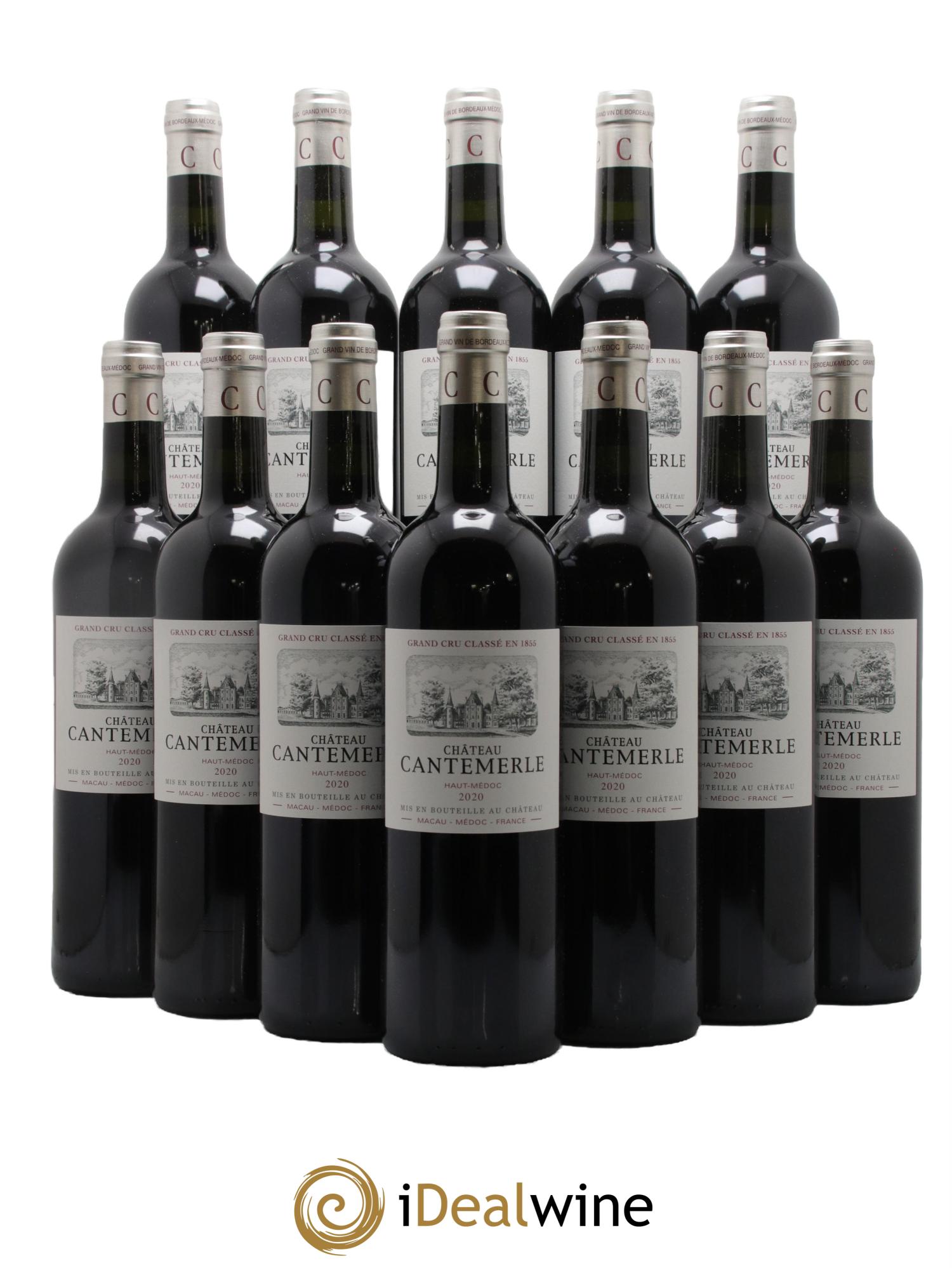 Château Cantemerle 5ème Grand Cru Classé 2020 - Lotto di 12 bottiglie - 0