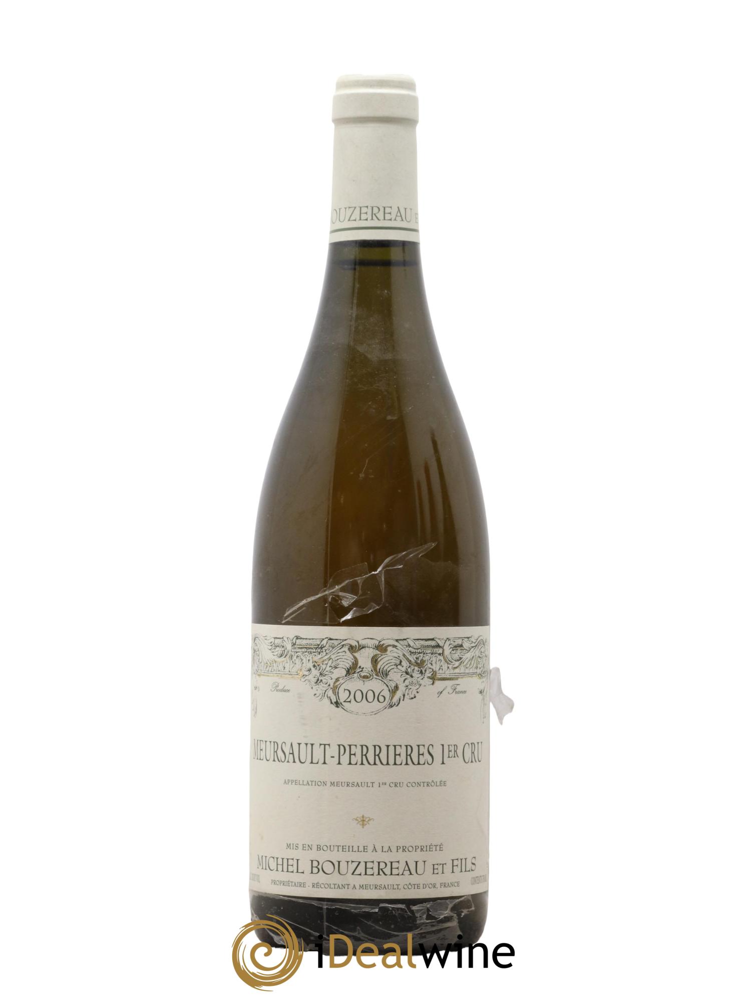 Meursault 1er Cru Perrières Michel Bouzereau et Fils (Domaine) 2006 - Lotto di 1 bottiglia - 0