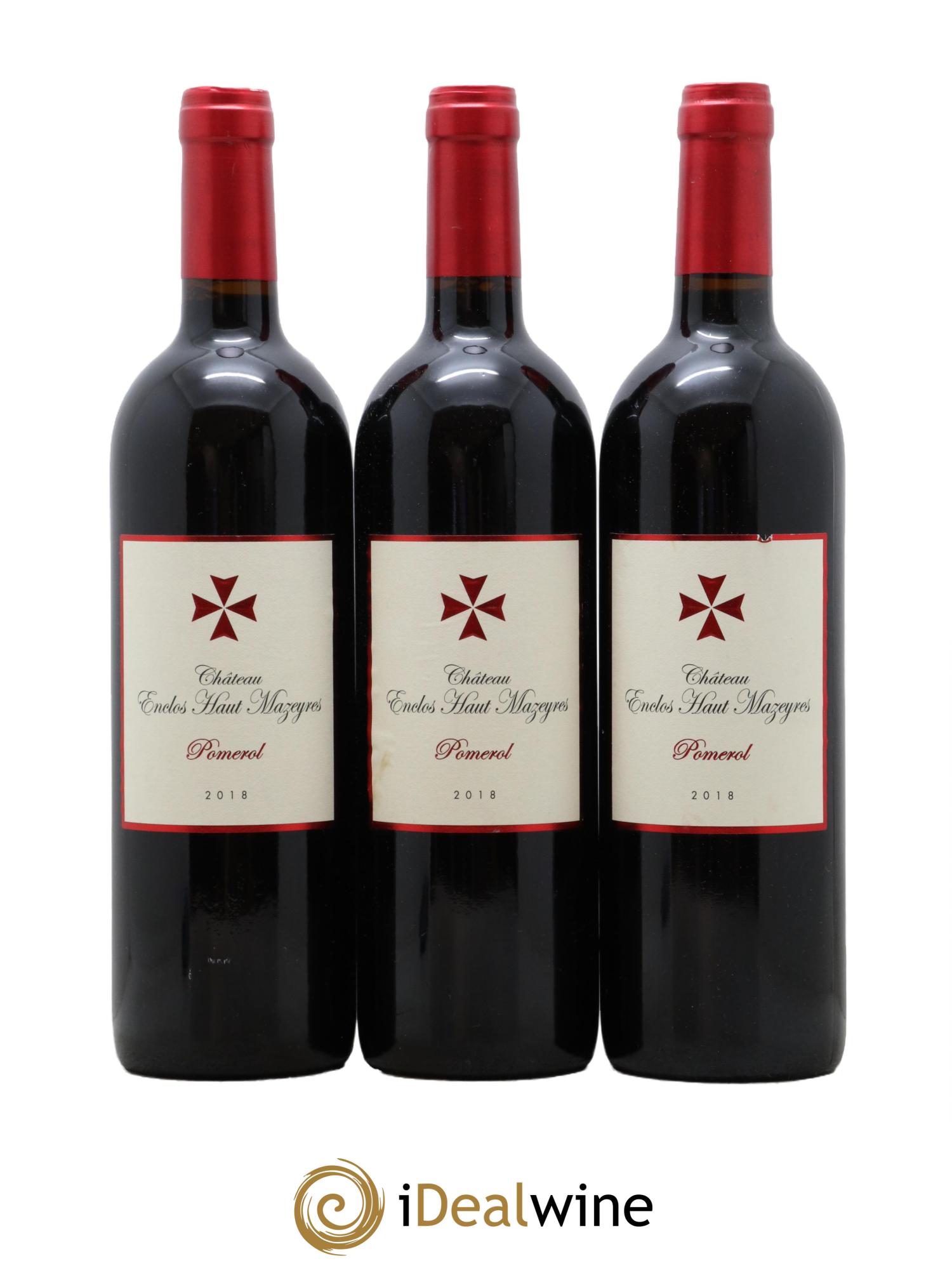 Château l' Enclos Haut Mazeyres 2018 - Lot de 3 bouteilles - 0