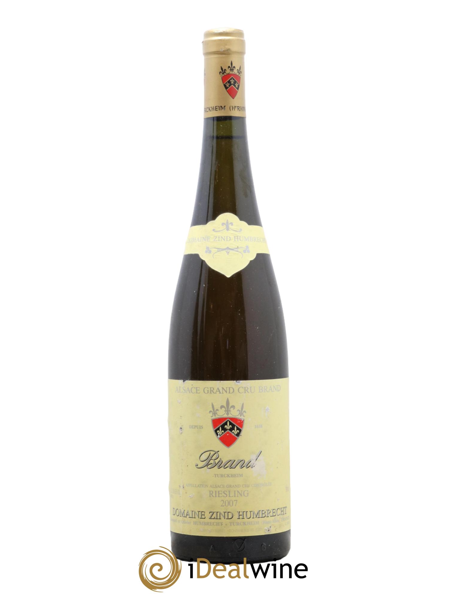 Alsace Riesling Grand Cru Brand Zind-Humbrecht (Domaine) 2007 - Posten von 1 Flasche - 0