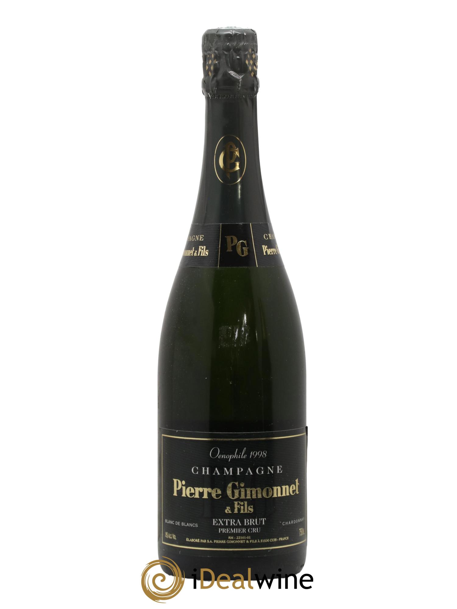 Extra Brut Oenophile Pierre Gimonnet 1998 - Lot of 1 bottle - 0