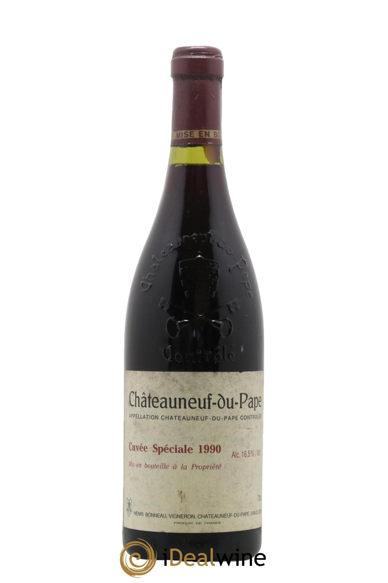 Châteauneuf-du-Pape Cuvée spéciale Henri Bonneau & Fils 1990 - Lot de 1 bouteille - 0