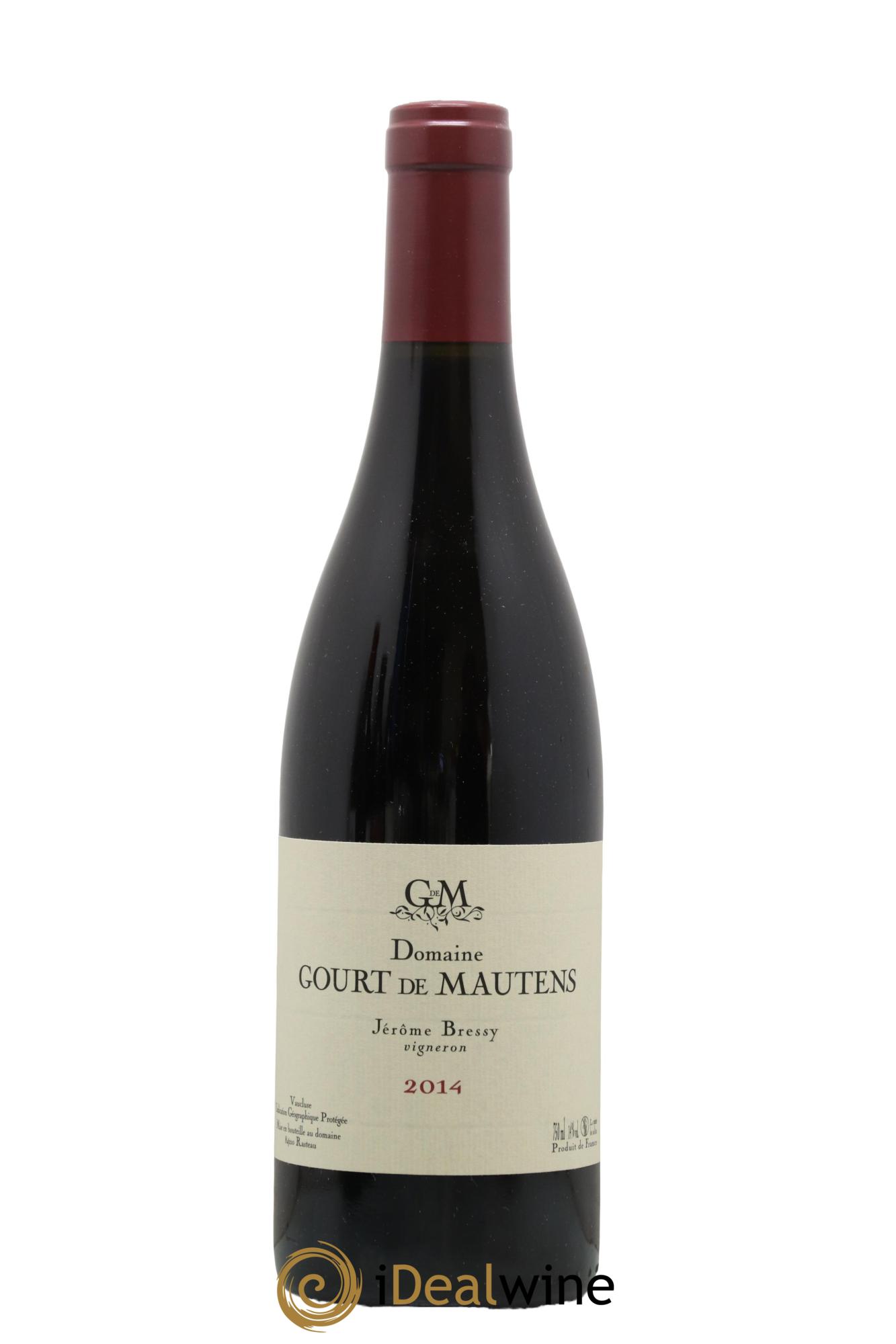 IGP Vaucluse (Vin de Pays de Vaucluse) Domaine Gourt de Mautens - Jérôme Bressy 2014 - Lot de 1 bouteille - 0