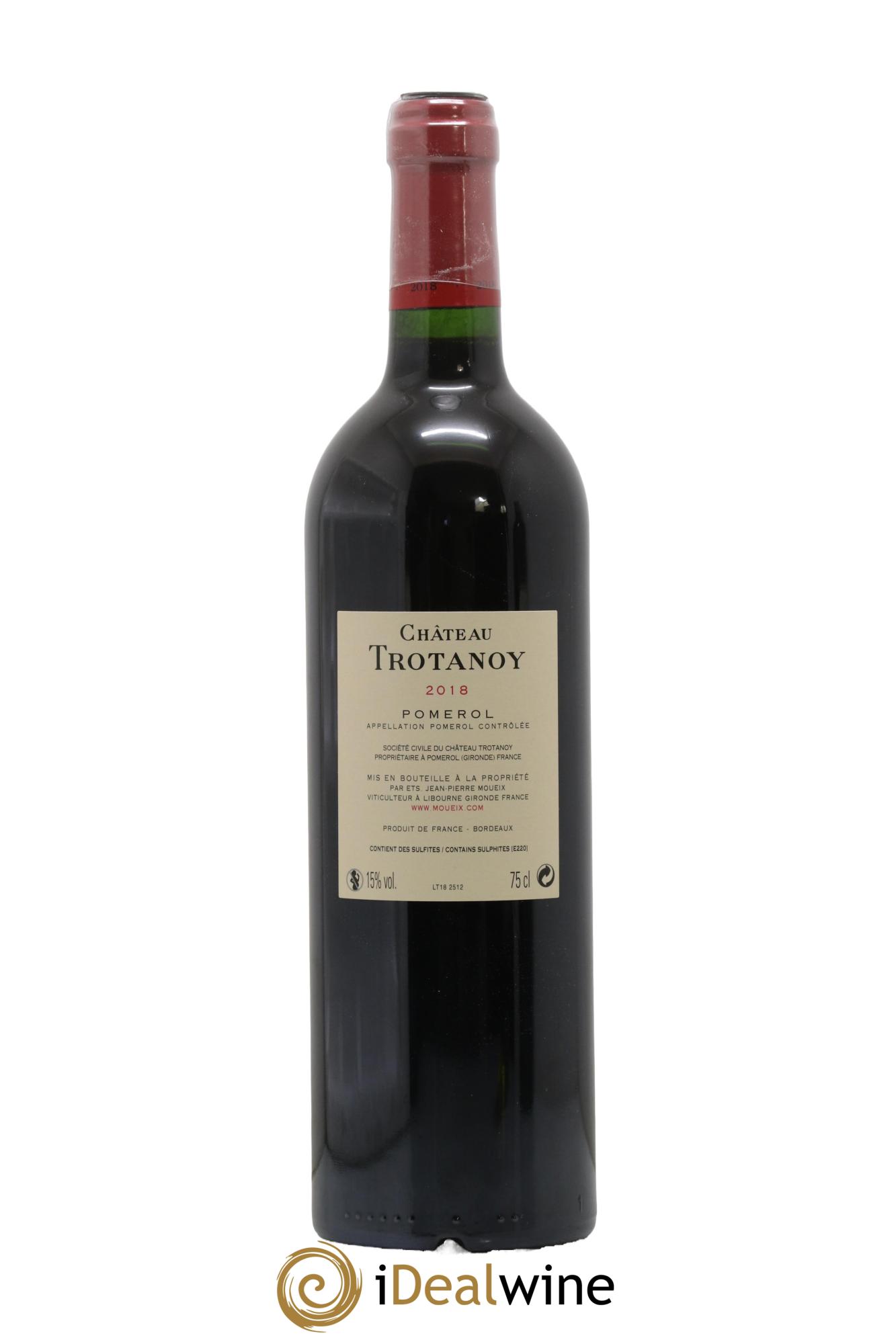 Château Trotanoy 2018 - Lot of 1 bottle - 1