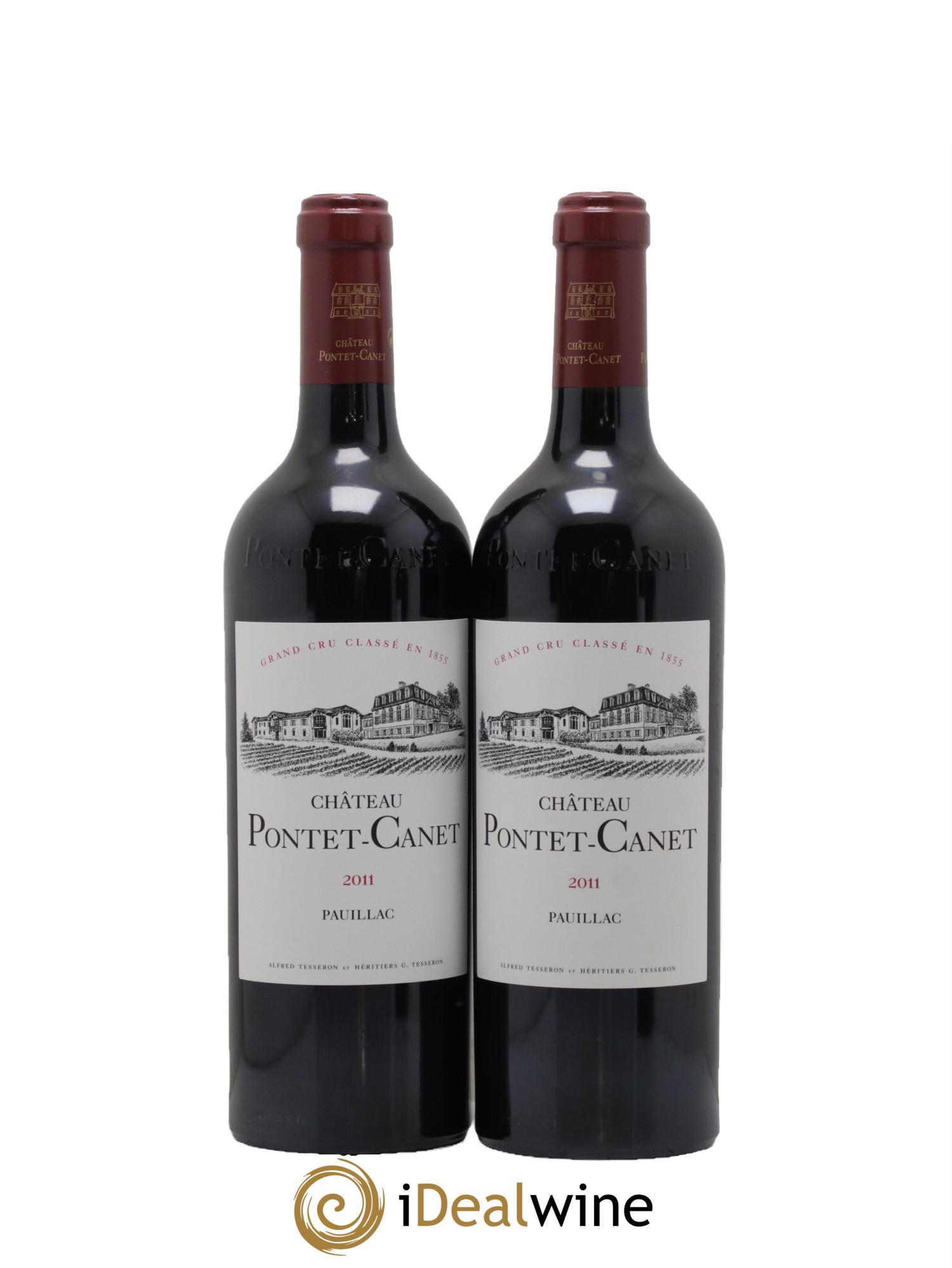 Château Pontet Canet 5ème Grand Cru Classé 2011 - Lot of 2 bottles - 0