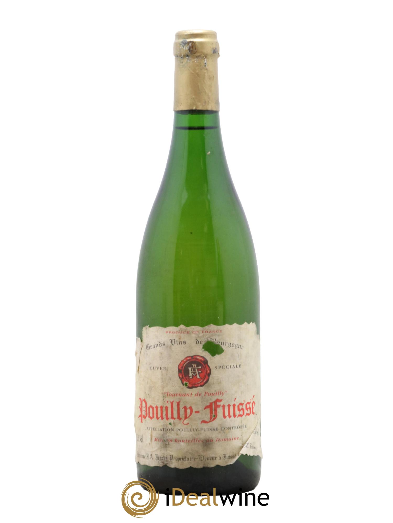 Pouilly-Fuissé 1er Cru Hors Classe Tournant de Pouilly J.A. Ferret (Domaine) - Lot de 1 bouteille - 0