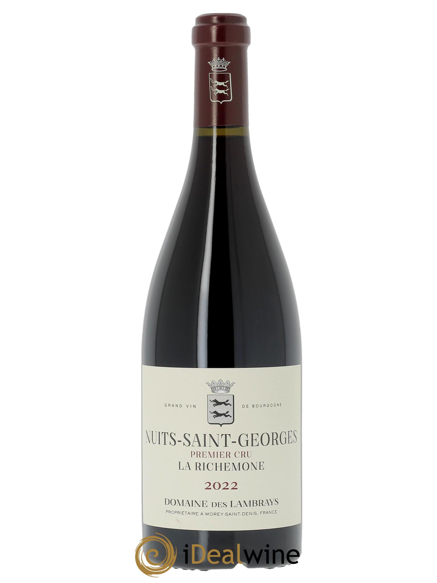 Nuits Saint-Georges 1er Cru La Richemone Domaine des Lambrays 2022 - Lot of 1 bottle - 0