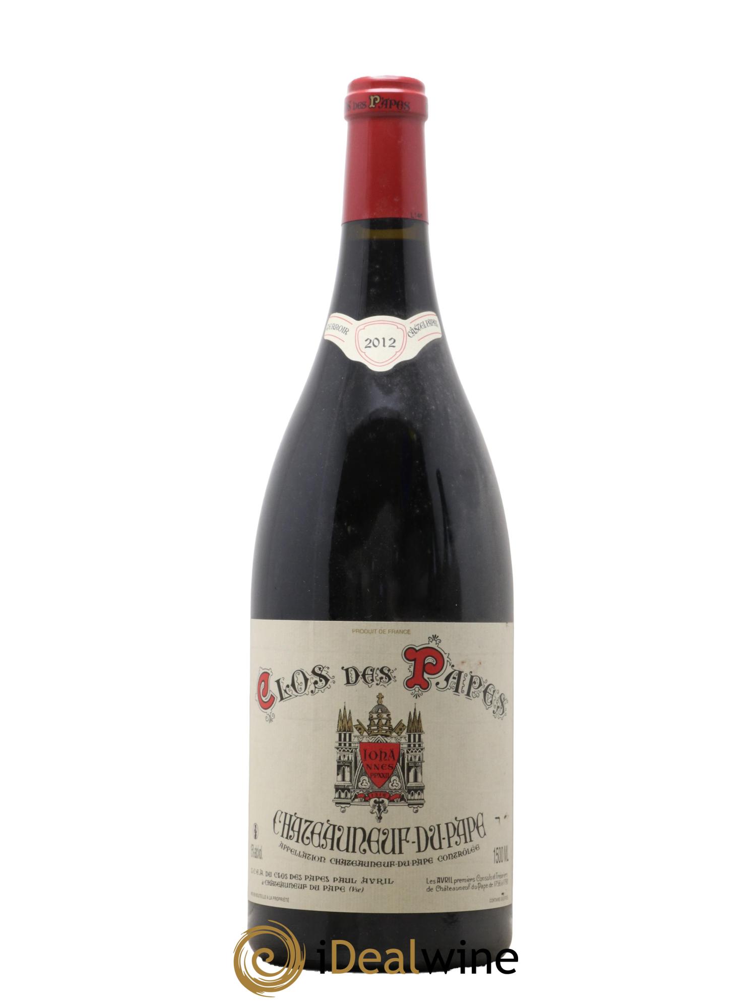 Châteauneuf-du-Pape Clos des Papes - Paul Avril 2012 - Lot de 1 magnum - 0