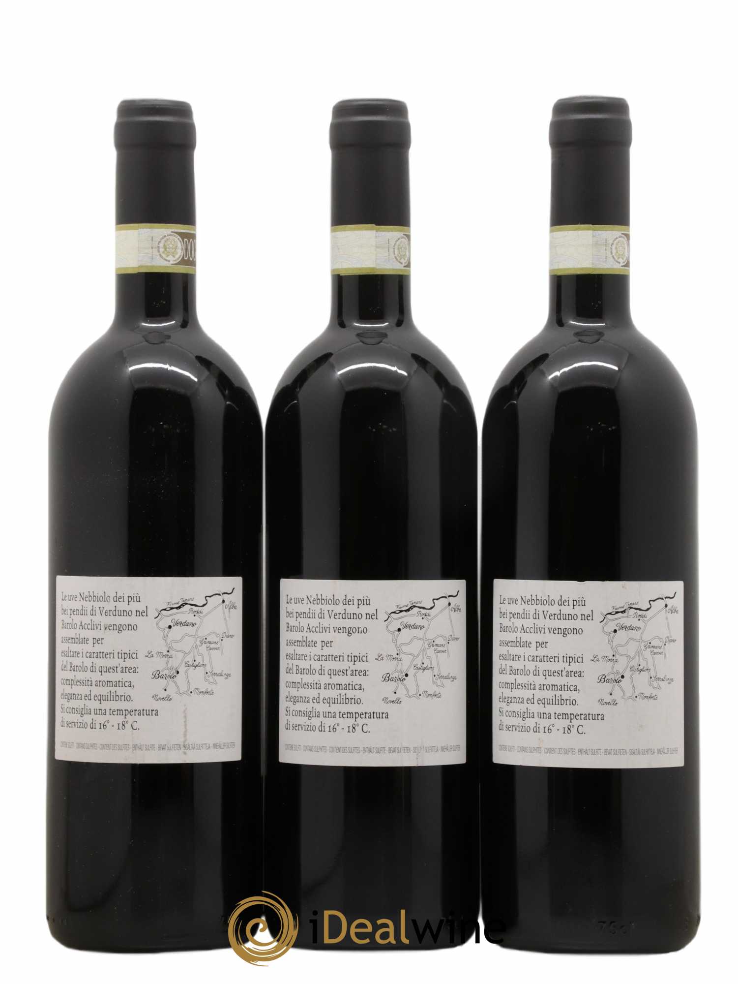 Barolo DOCG Acclivi Comm. Giovan Battista Burlotto 2015 - Lot of 3 bottles - 1