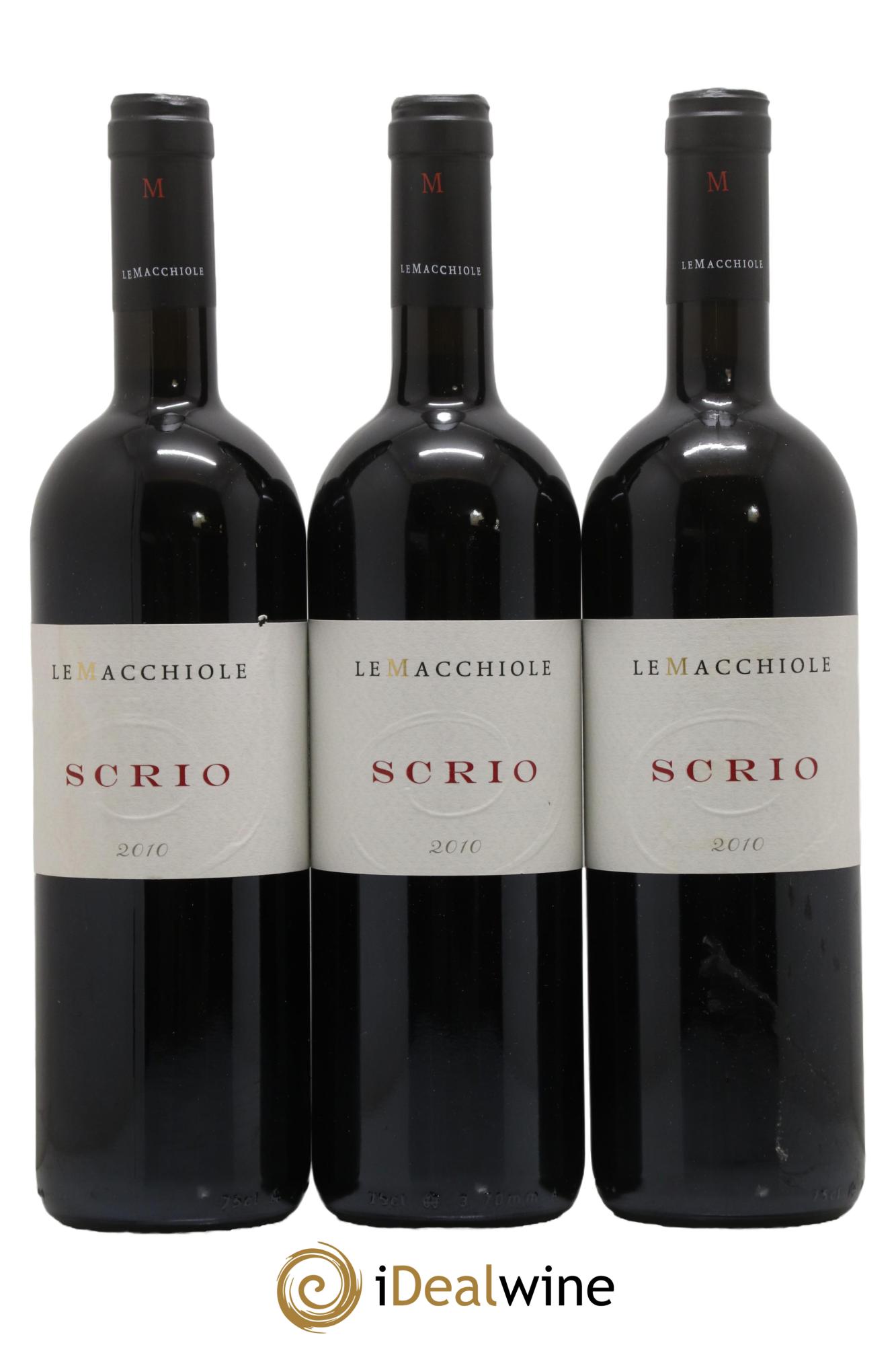 Toscana Le Macchiole IGT Scrio Le Macchiole 2010 - Lot of 3 bottles - 0