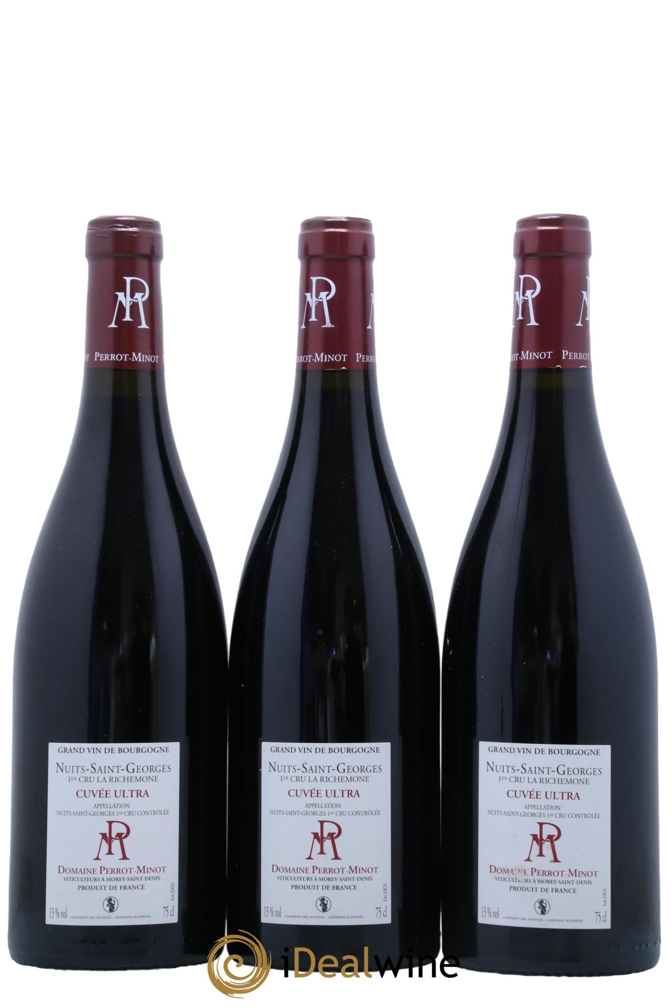 Nuits Saint-Georges 1er Cru La Richemone Cuvée Ultra Vieilles Vignes Perrot-Minot 2018 - Lotto di 6 bottiglie - 4