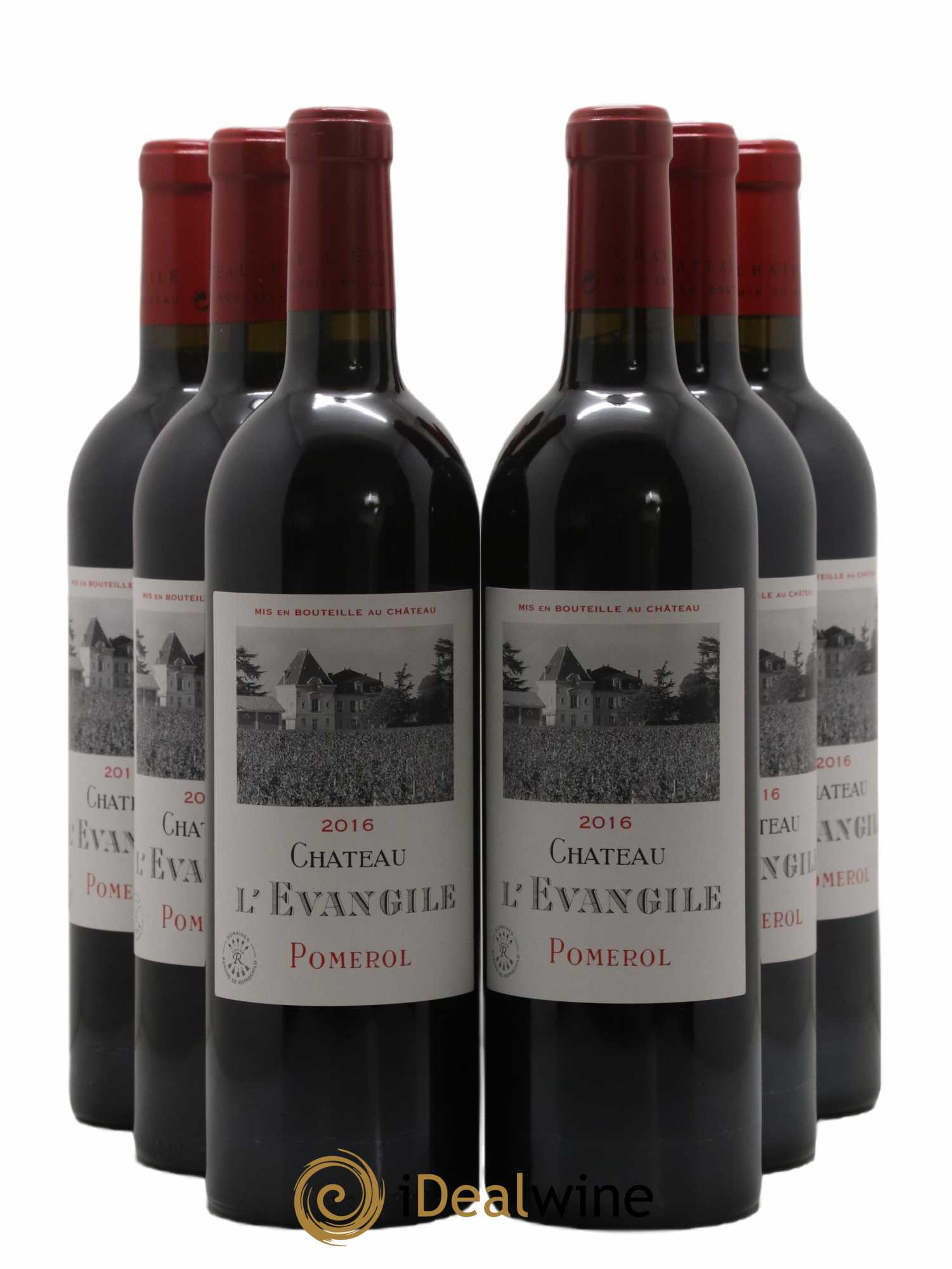 Château l' Évangile 2016 - Lotto di 6 bottiglie - 0