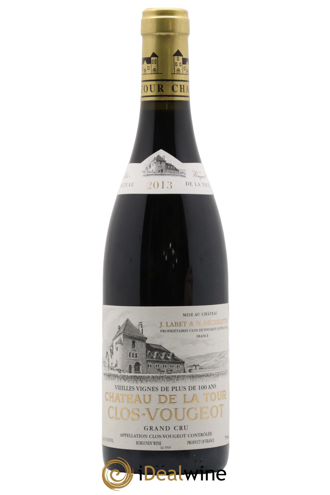 Clos de Vougeot Grand Cru Vieilles Vignes Château de La Tour 2013 - Lot of 1 bottle - 0