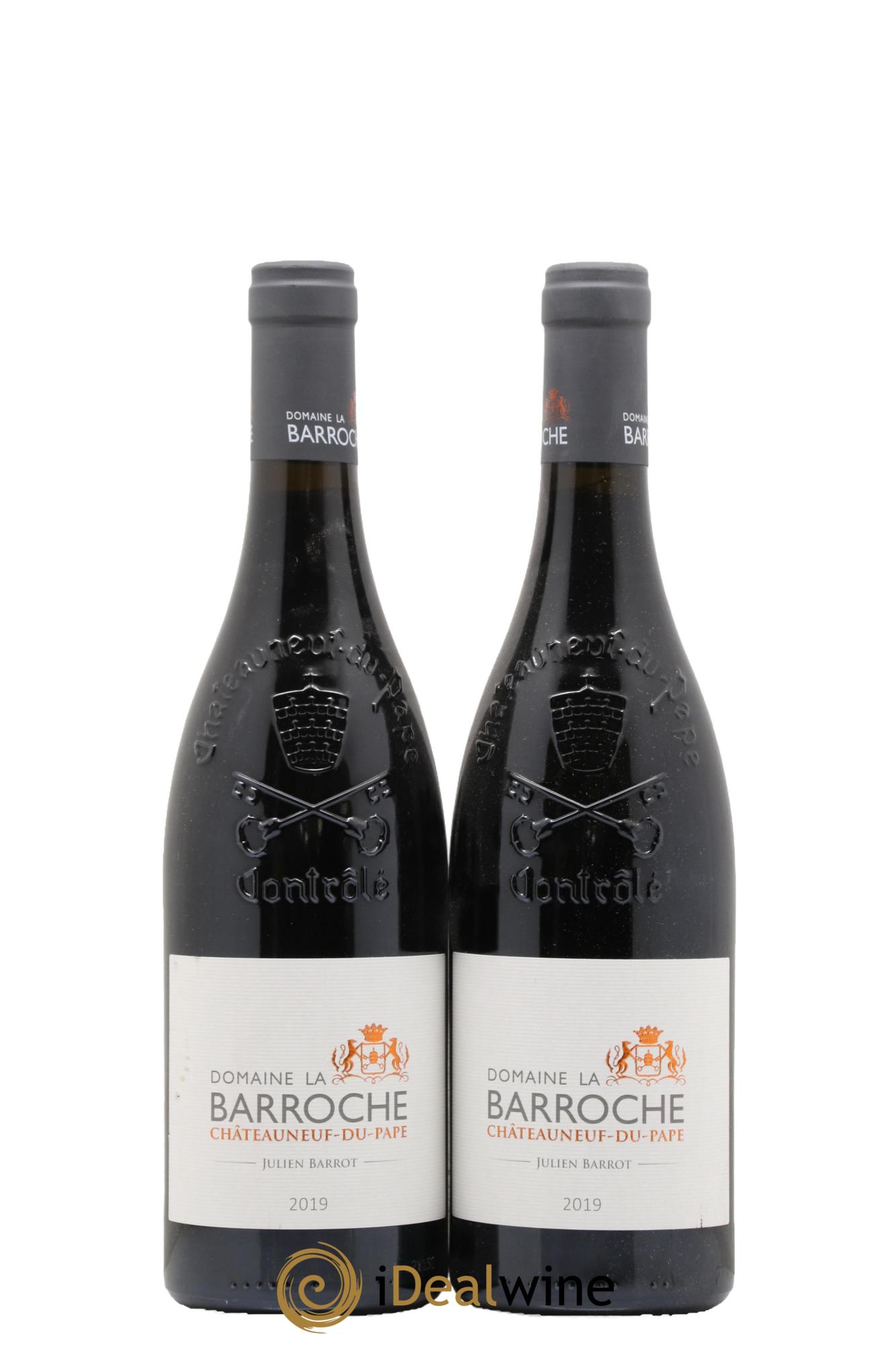 Châteauneuf-du-Pape La Barroche (Domaine de) Julien Barrot 2019 - Lot of 2 bottles - 0