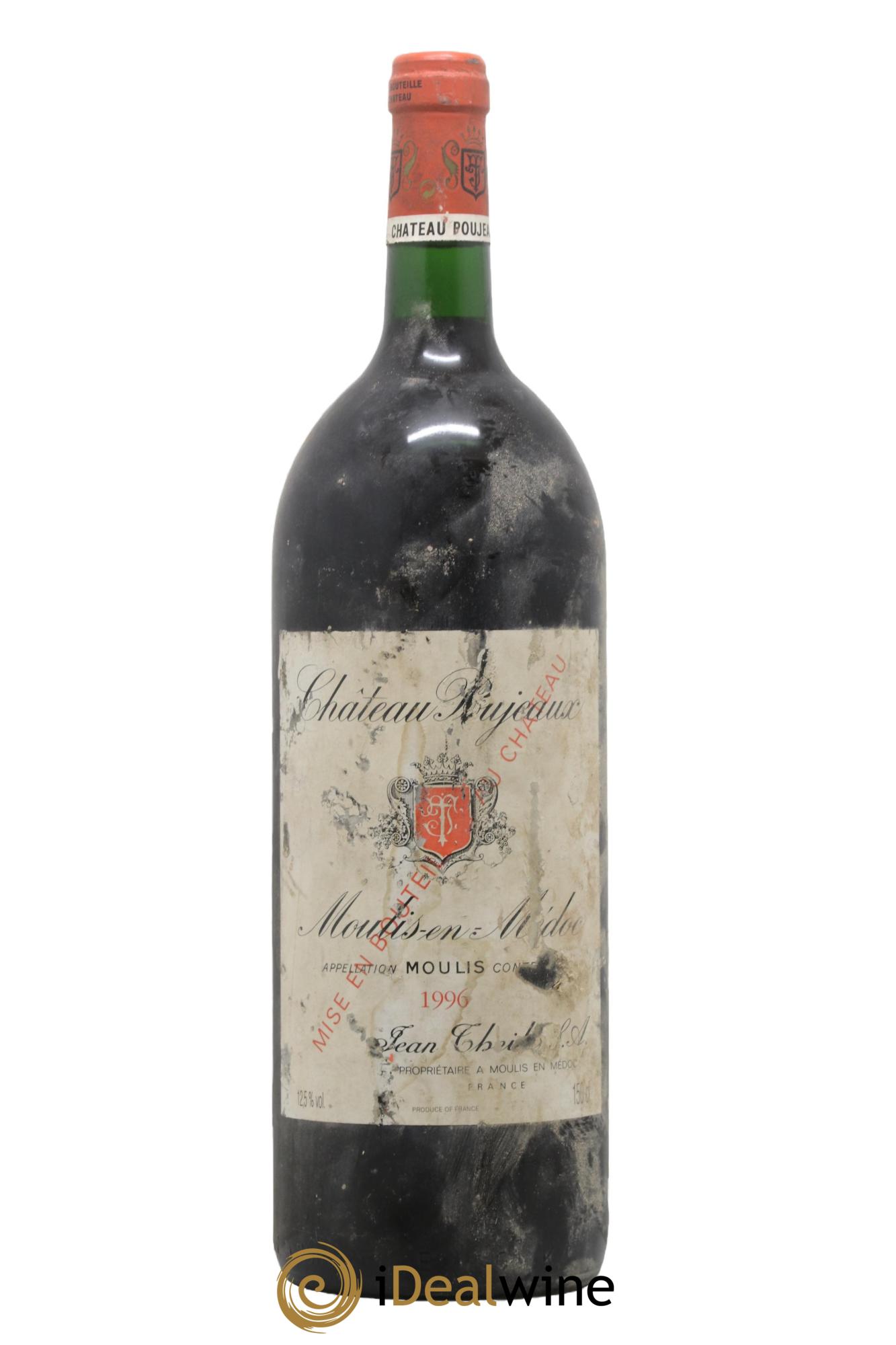 Château Poujeaux 1996 - Lot de 1 magnum - 0