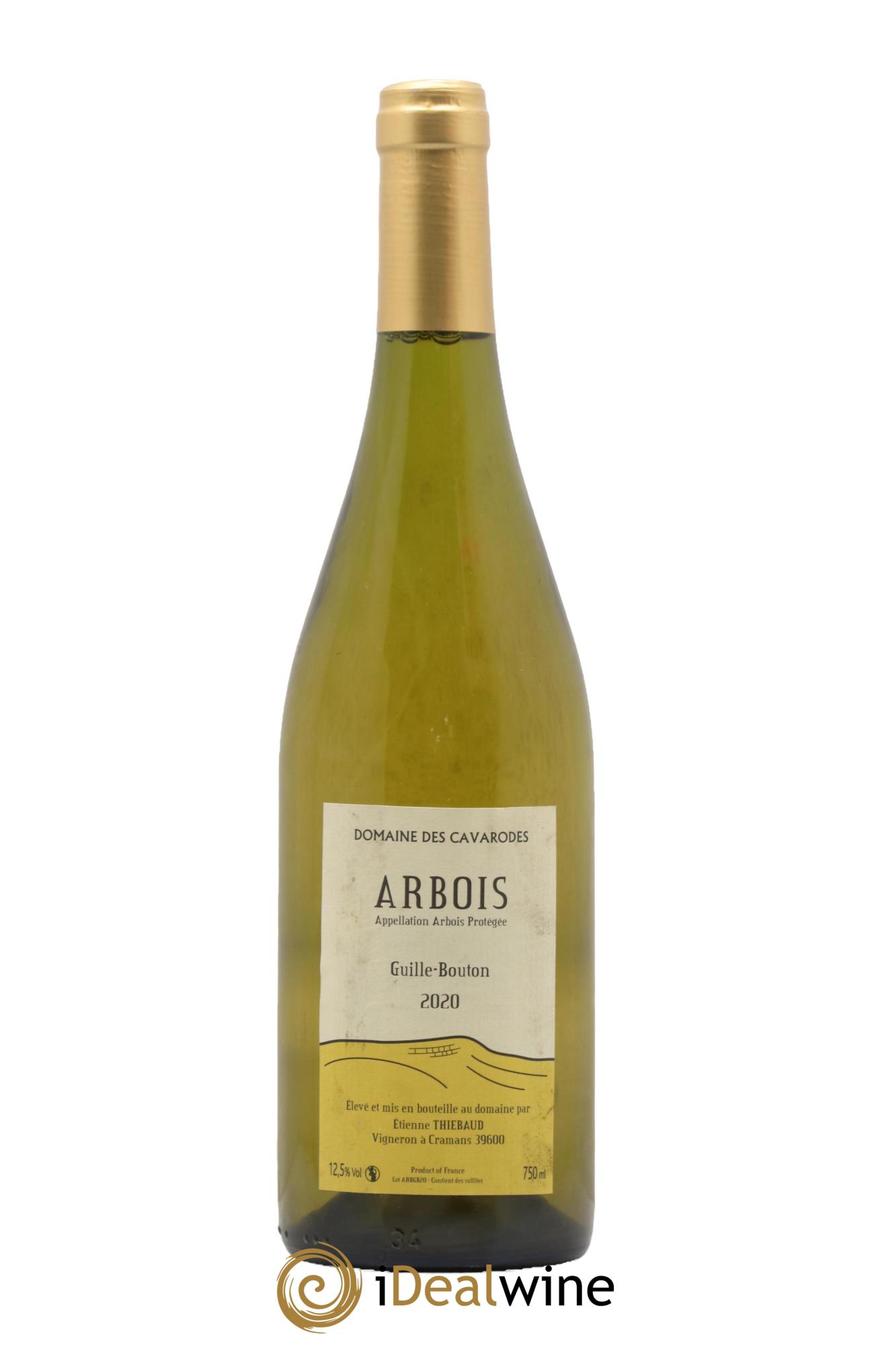 Arbois Guille-Bouton Cavarodes (Domaine des) - Etienne Thiébaud 2020 - Posten von 1 Flasche - 0