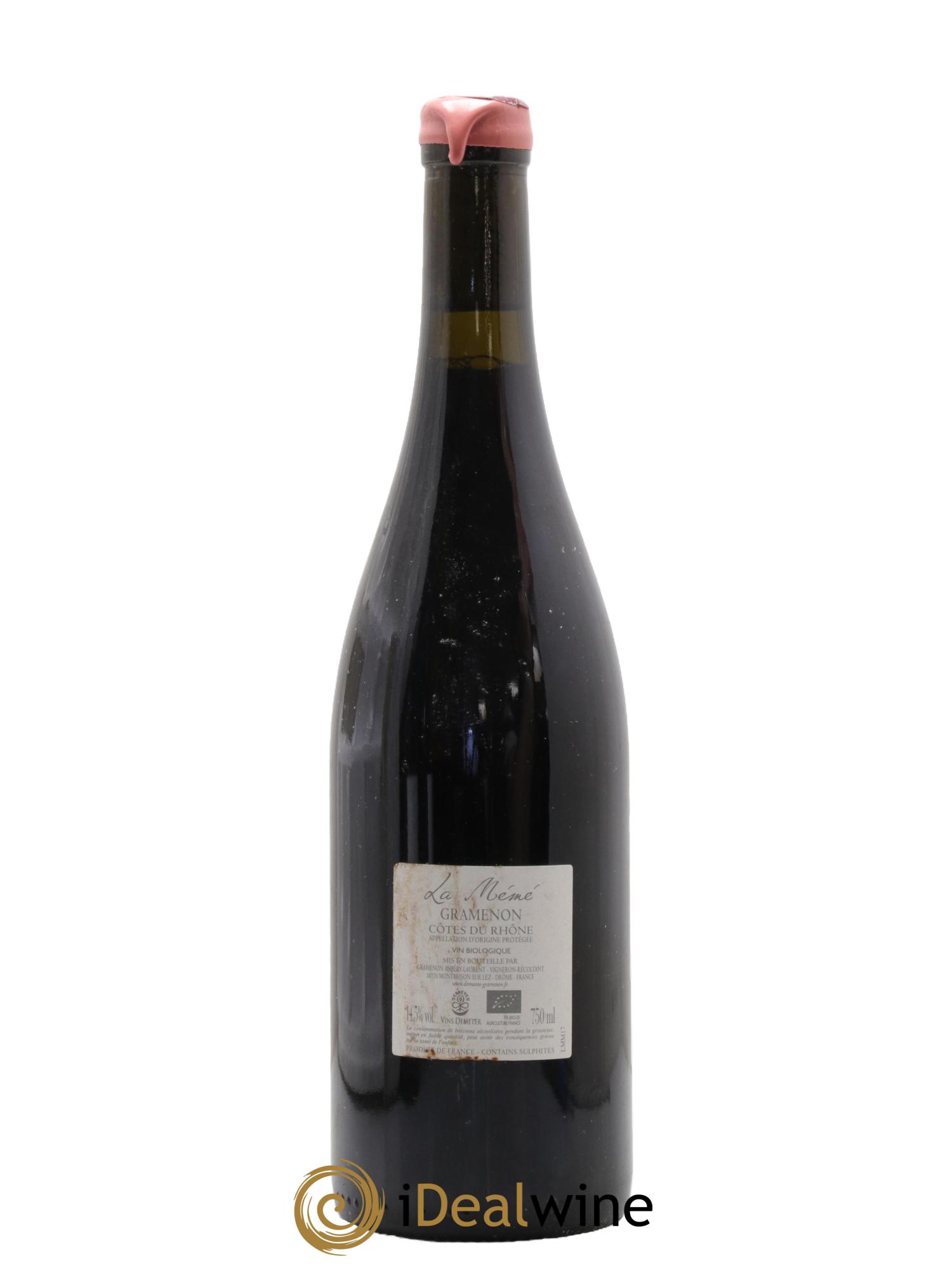 Côtes du Rhône La Mémé Ceps Centenaires Gramenon (Domaine) 2017 - Posten von 1 Flasche - 1