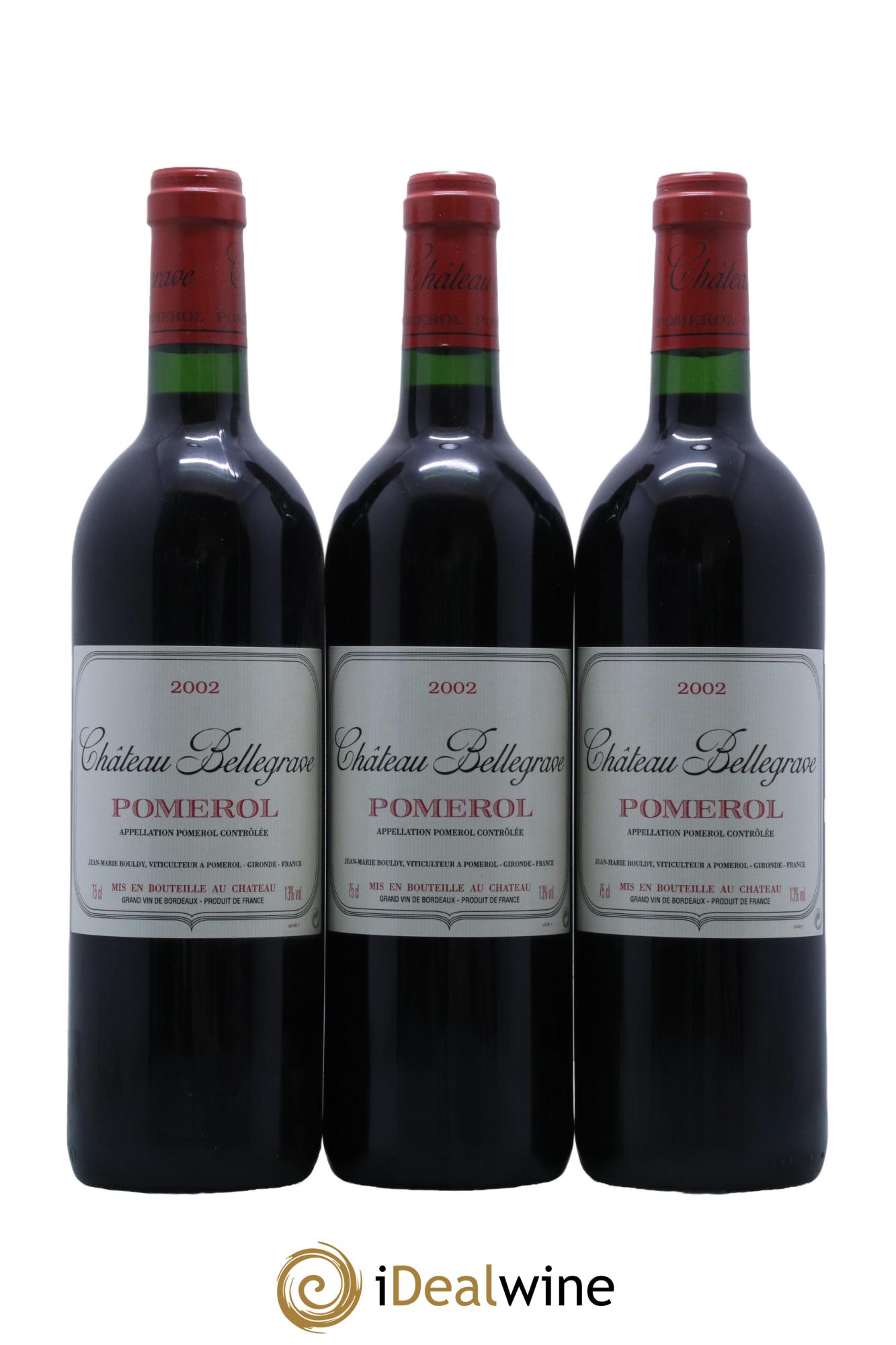 Château Bellegrave  2002 - Lot de 12 bouteilles - 1