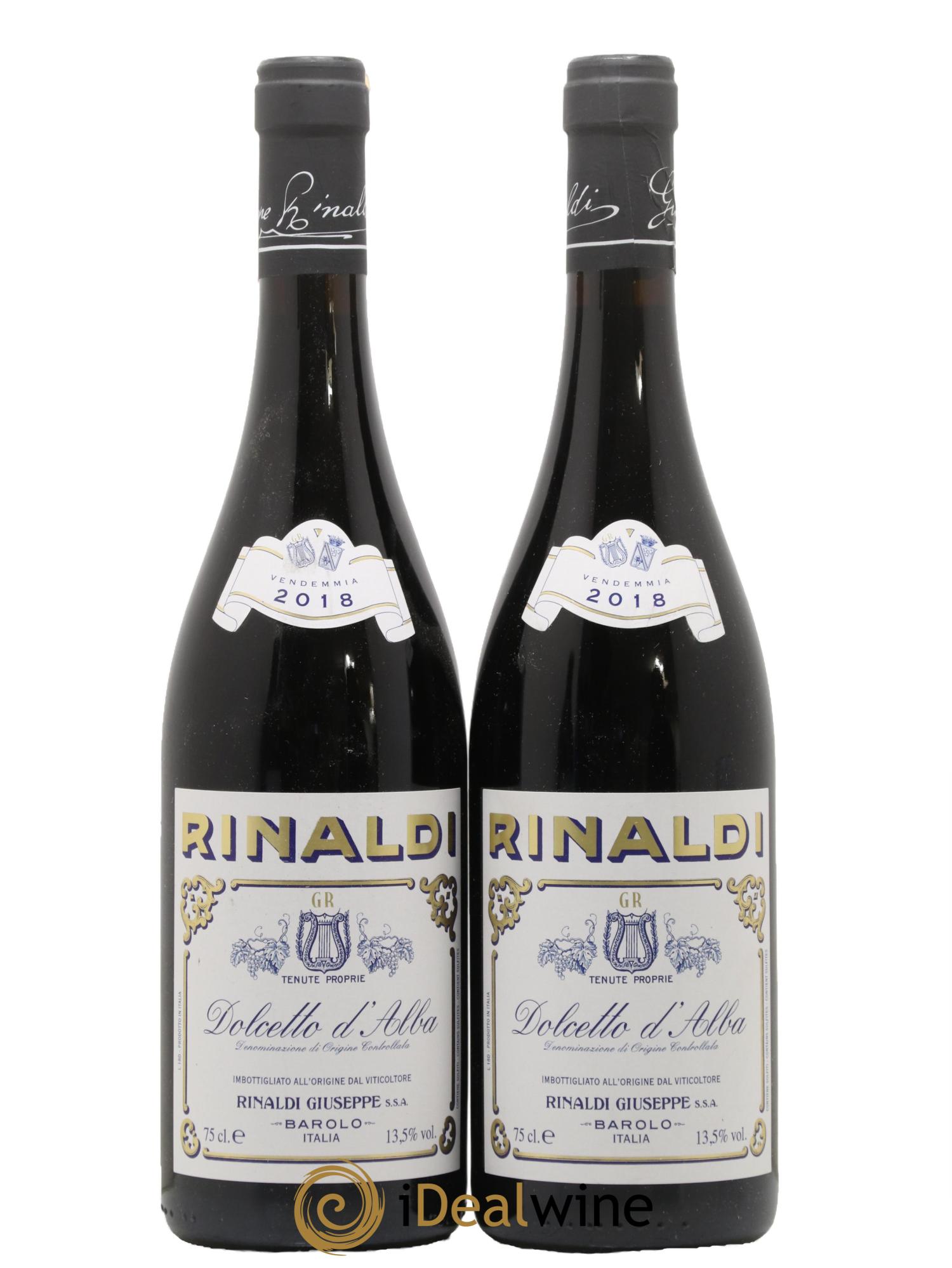 Dolcetto d'Alba DOC Giuseppe Rinaldi 2018 - Lot of 2 bottles - 0