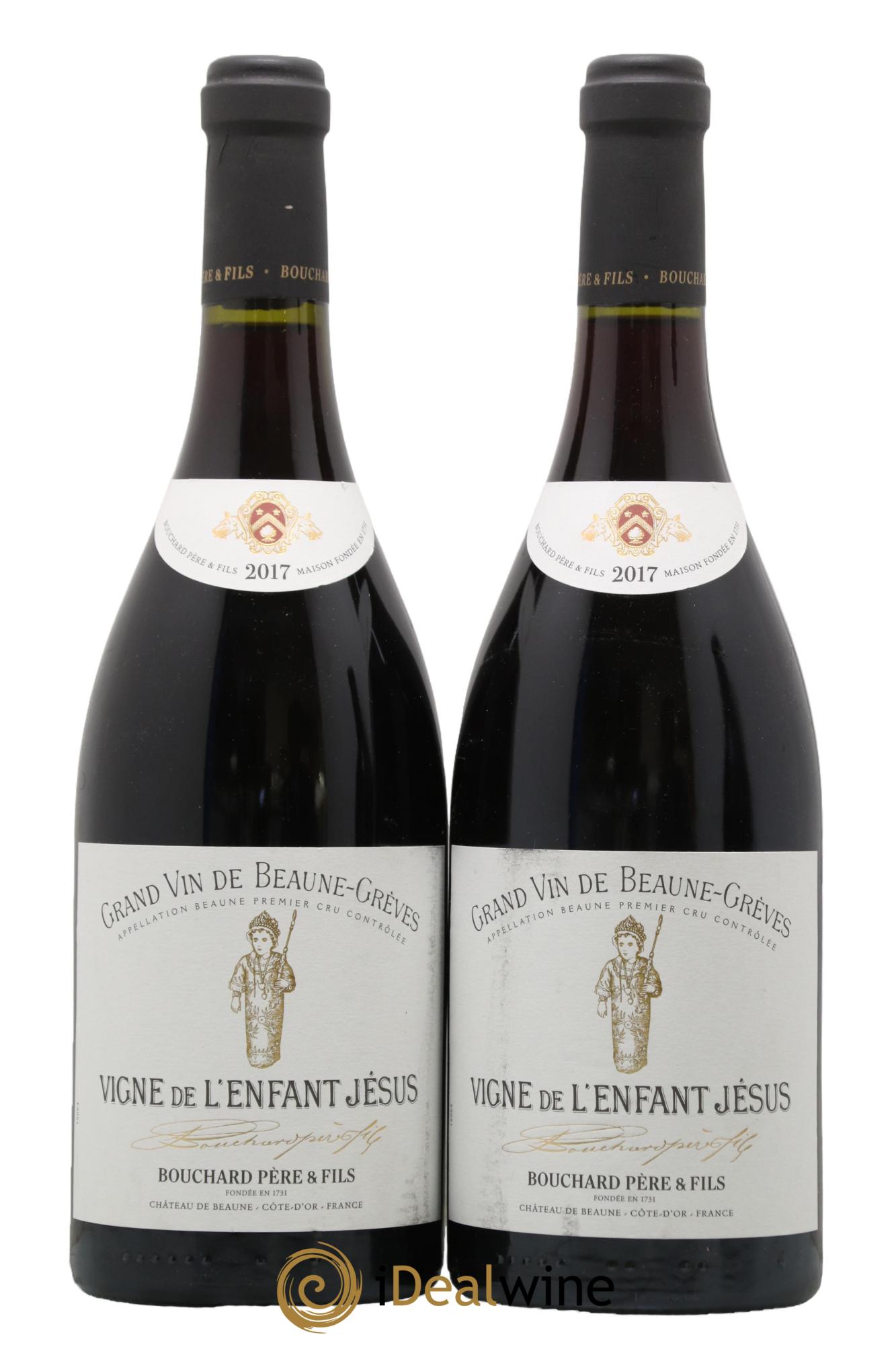 Beaune 1er Cru Grèves - Vigne de l'Enfant Jésus Bouchard Père & Fils 2017 - Lotto di 2 bottiglie - 0