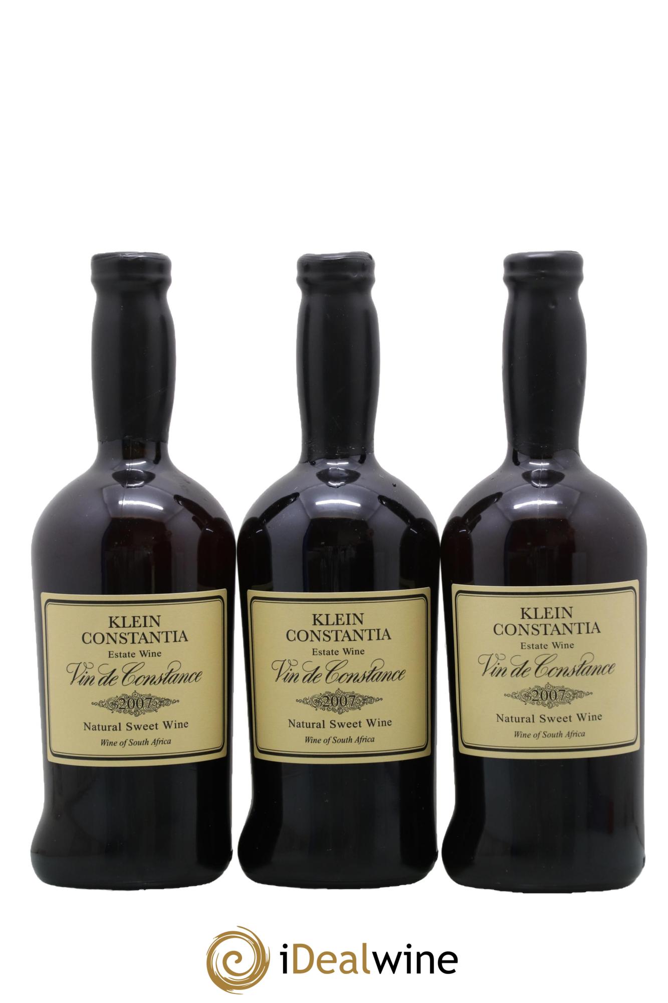 Vin de Constance Klein Constantia L. Jooste 2007 - Lot of 3 500ml formats - 0