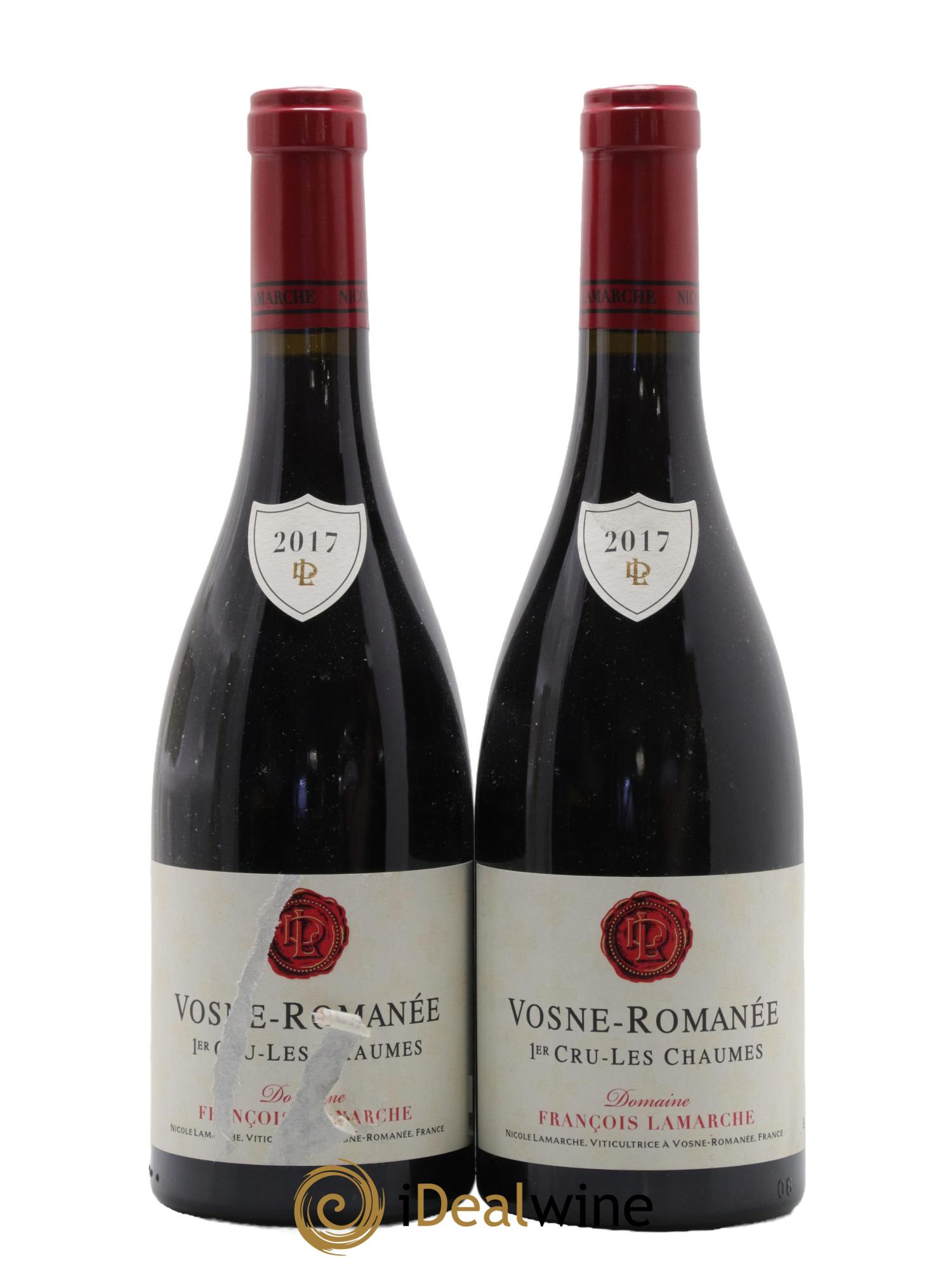 Vosne-Romanée 1er Cru Les Chaumes Lamarche (Domaine) 2017 - Lot of 2 bottles - 0