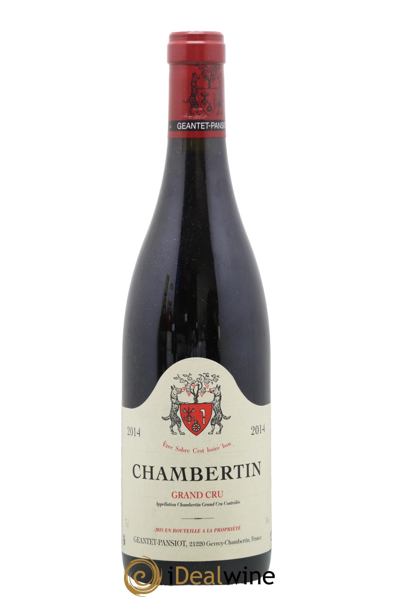 Chambertin Grand Cru Geantet-Pansiot 2014 - Lot de 1 bouteille - 0