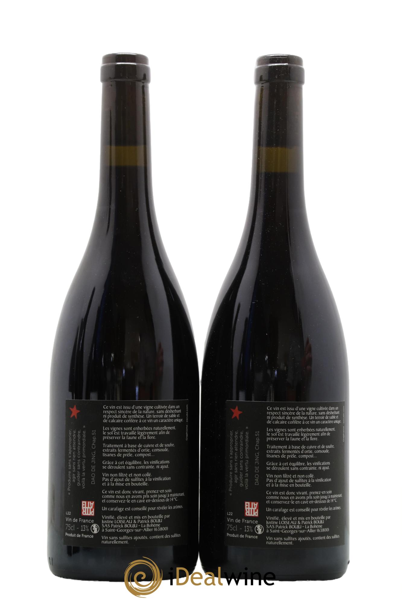 Vin de France Cailloux Patrick Bouju - La Bohème 2022 - Lot de 2 bouteilles - 1