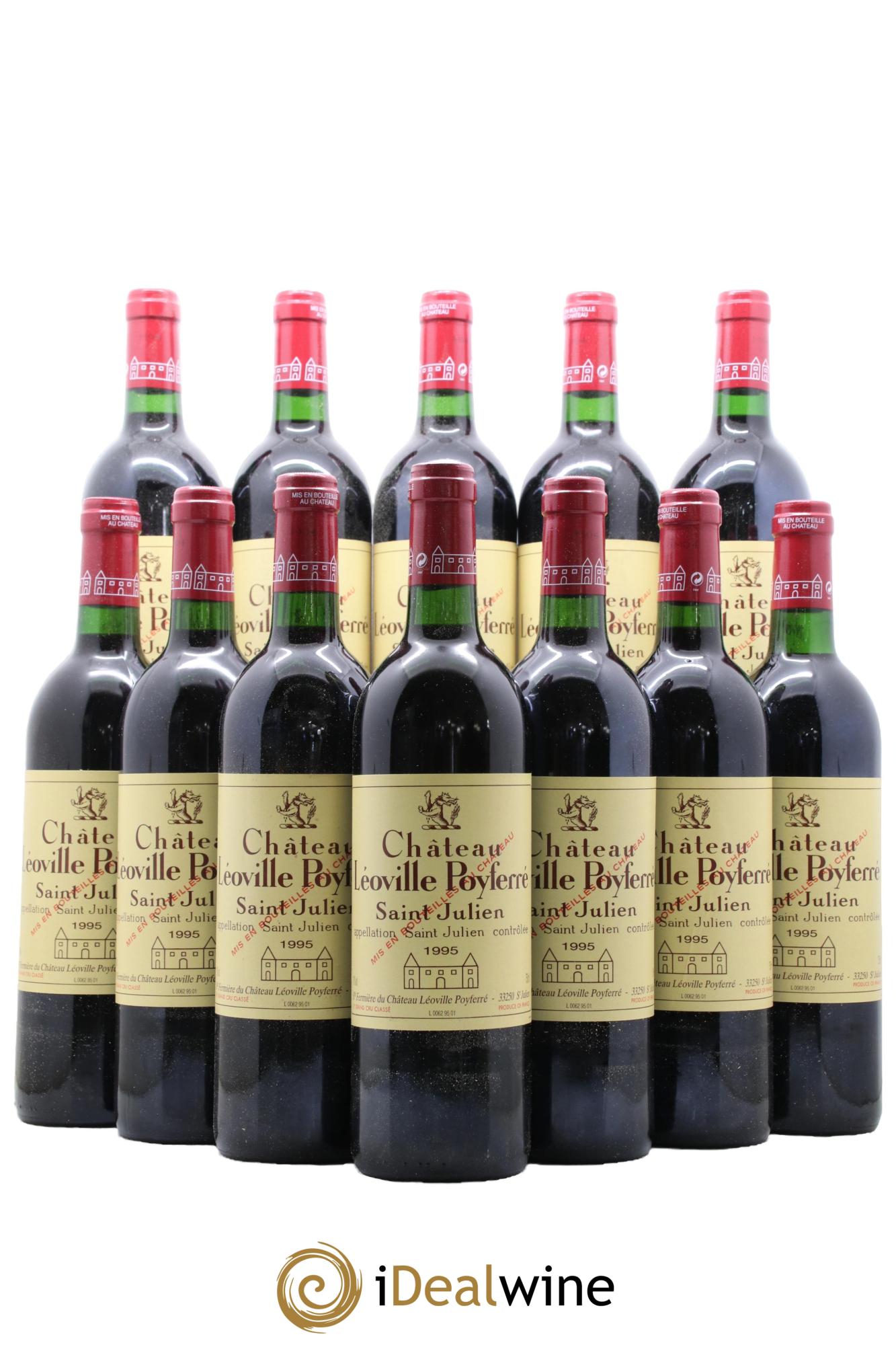 Château Léoville Poyferré 2ème Grand Cru Classé 1995 - Lot of 12 bottles - 0