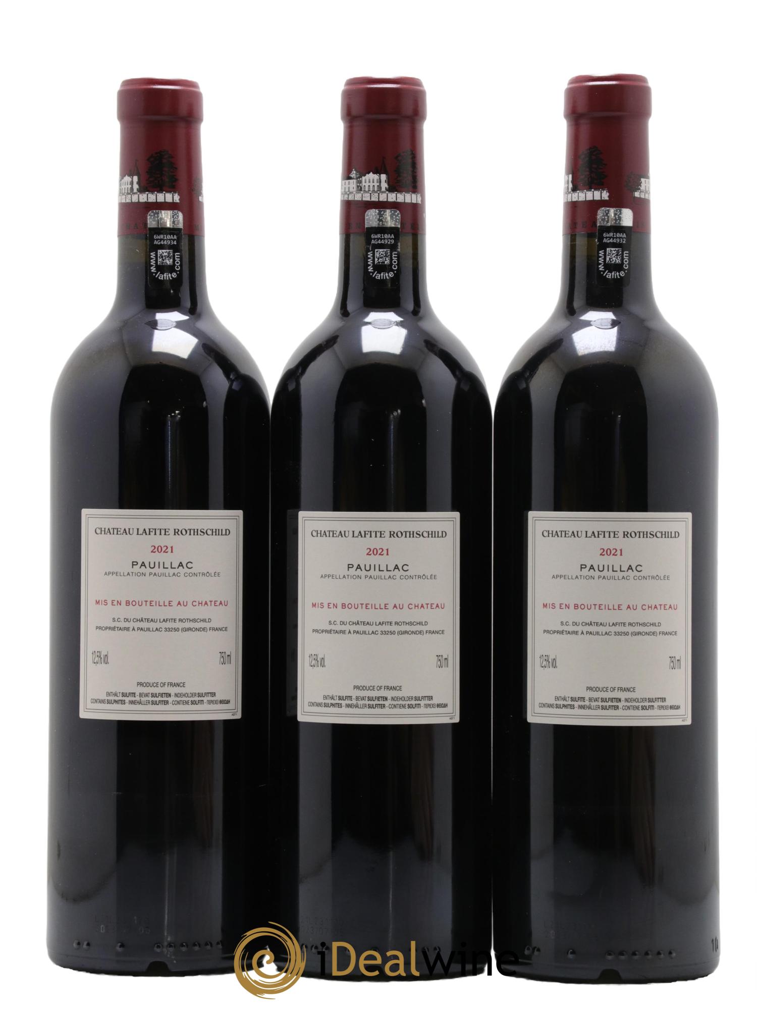 Château Lafite Rothschild 1er Grand Cru Classé 2021 - Lot de 6 bouteilles - 2