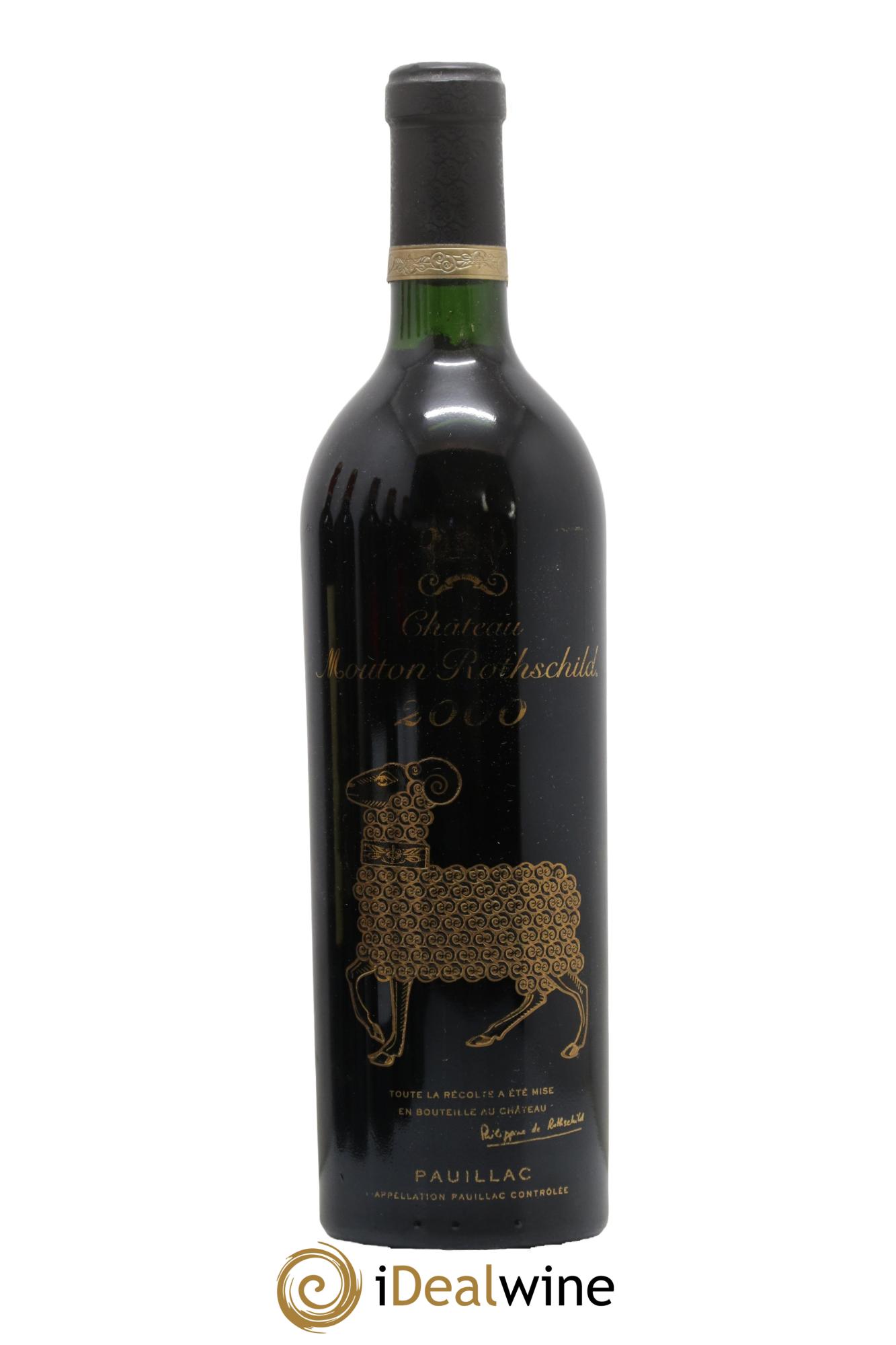 Château Mouton Rothschild 1er Grand Cru Classé 2000 - Lotto di 1 bottiglia - 0