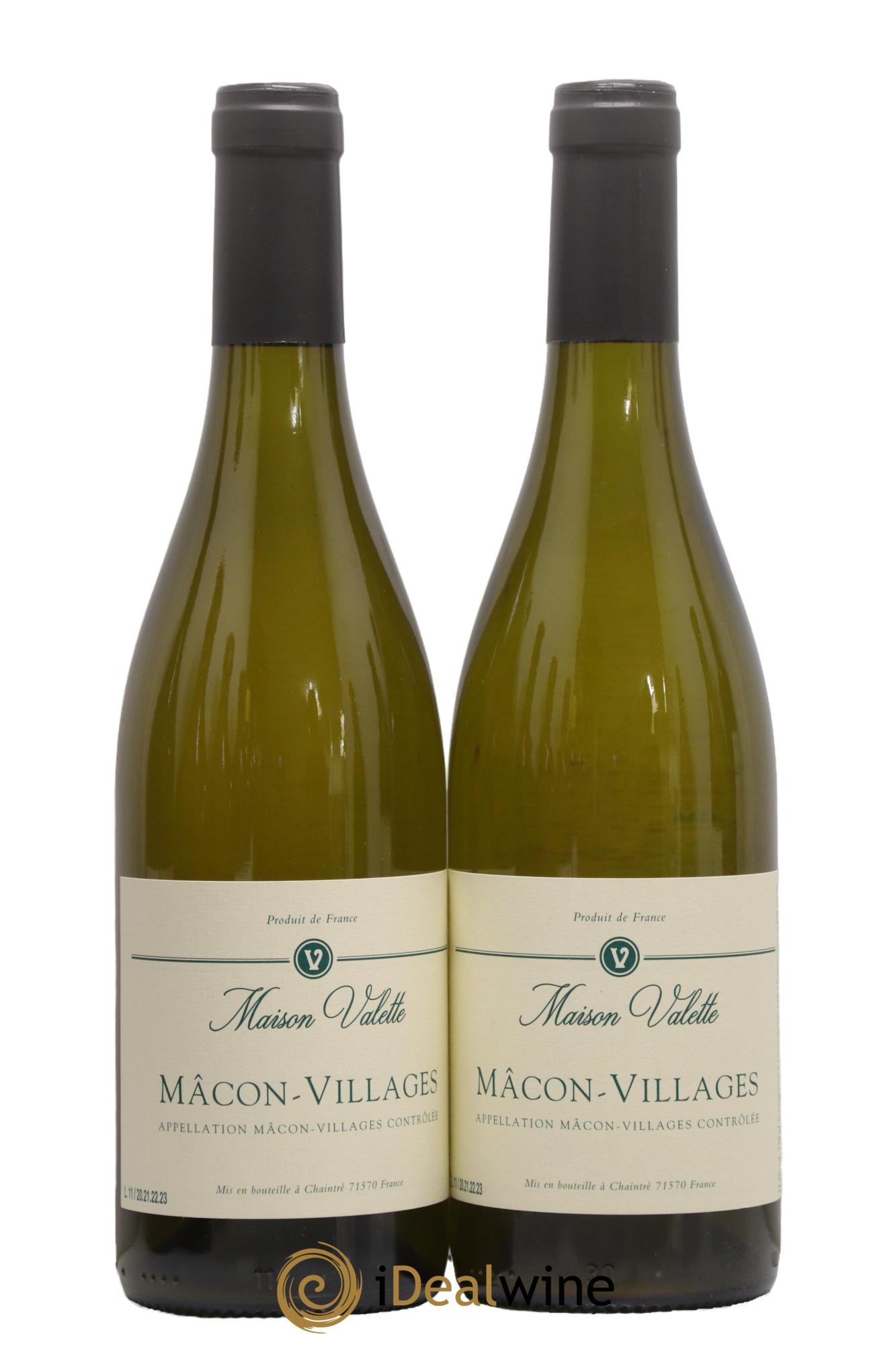 Mâcon-Villages Valette (Domaine) - Lot of 2 bottles - 0