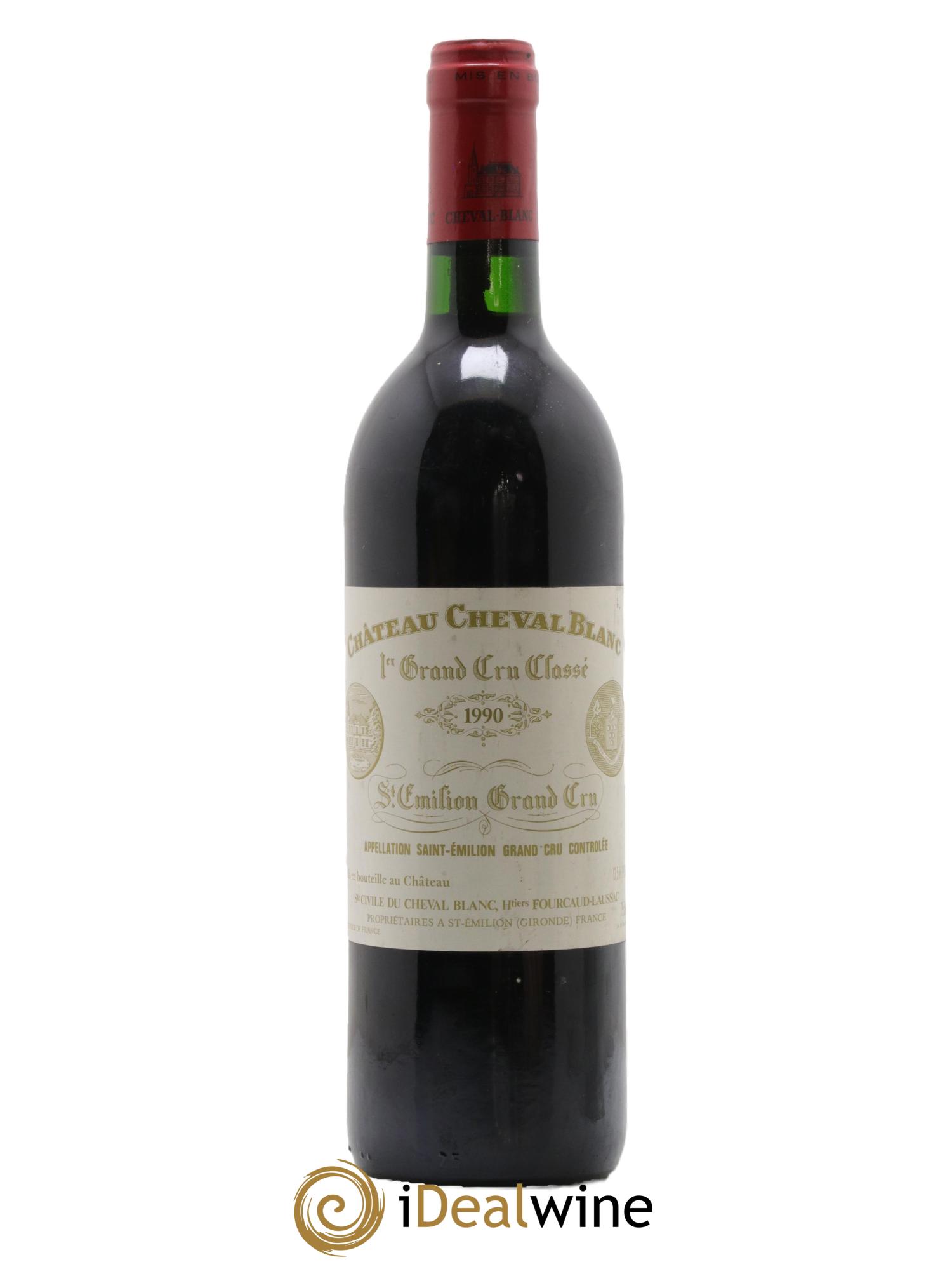 Château Cheval Blanc 1er Grand Cru Classé A 1990 - Lot of 1 bottle - 0