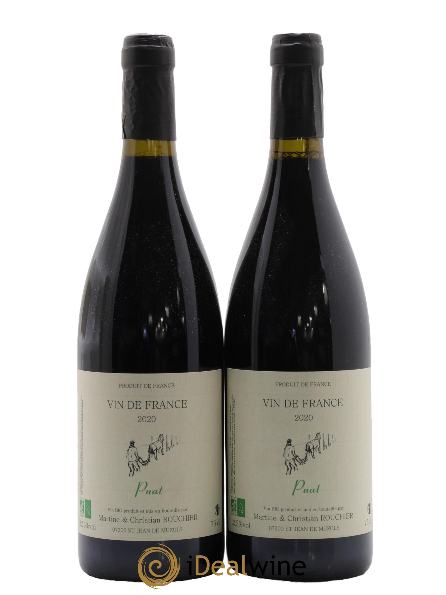 Vin de France Puat Domaine Christian Rouchier 2020 - Lot de 2 bouteilles - 0