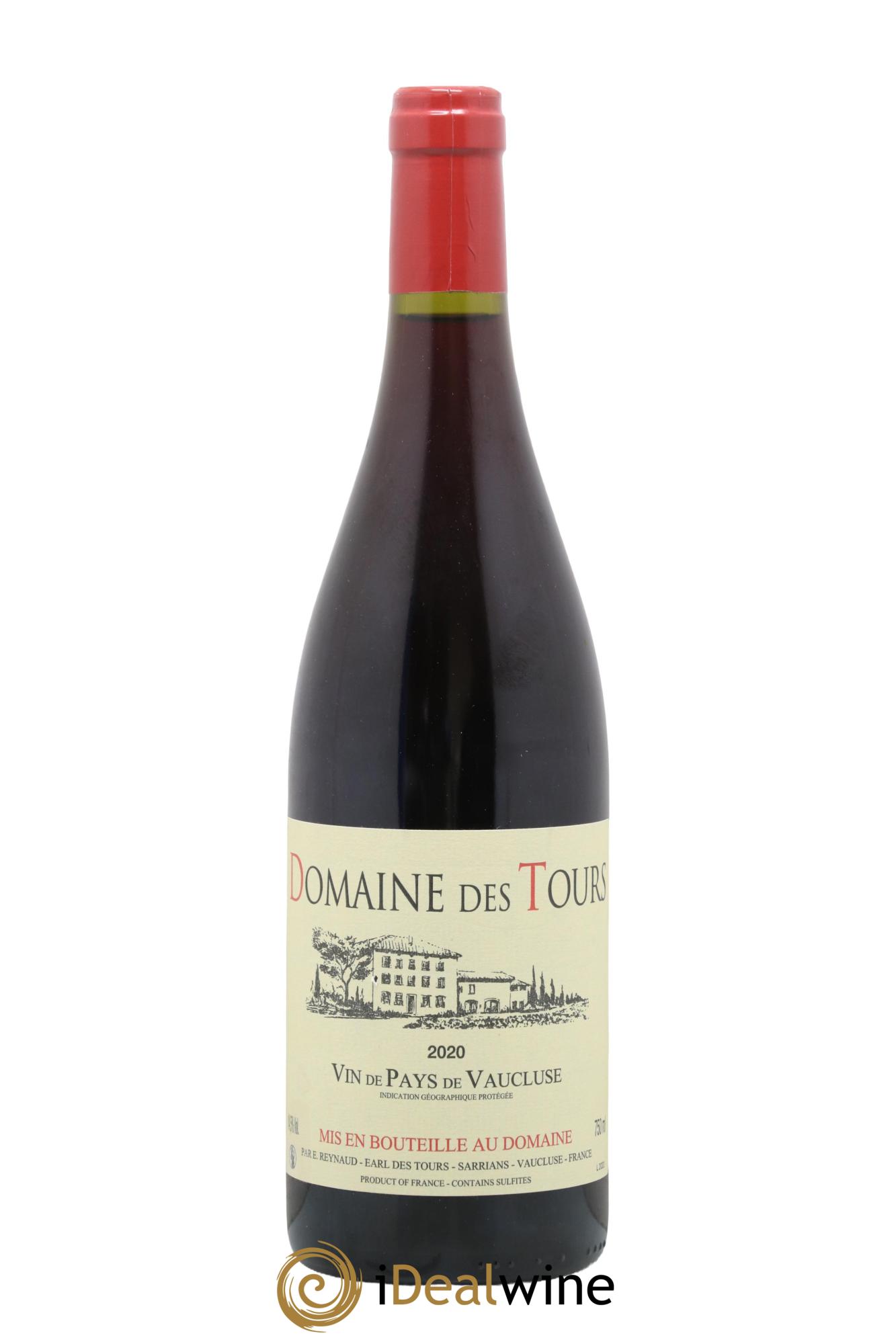 IGP Vaucluse (Vin de Pays de Vaucluse) Domaine des Tours Emmanuel Reynaud 2020 - Posten von 1 Flasche - 0