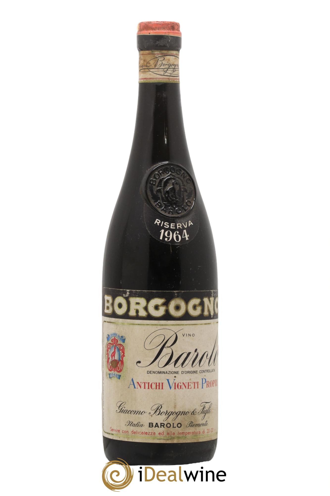 Barolo DOCG Riserva Giacomo Borgogno 1964 - Lot of 1 bottle - 0