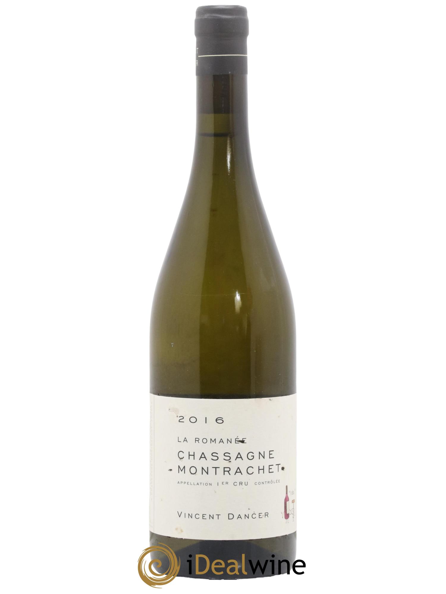 Chassagne-Montrachet 1er Cru La Romanée Vincent Dancer 2016 - Lot de 1 bouteille - 0