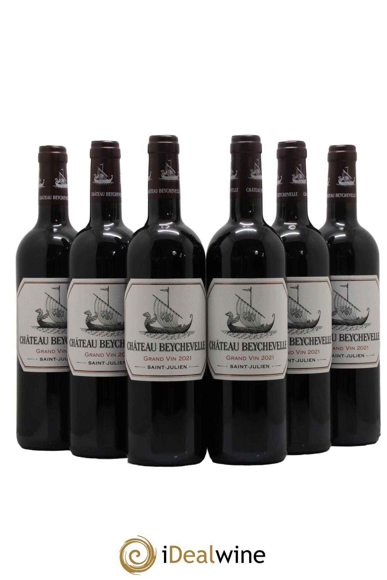 Château Beychevelle 4ème Grand Cru Classé 2021 - Lot de 6 bouteilles - 0