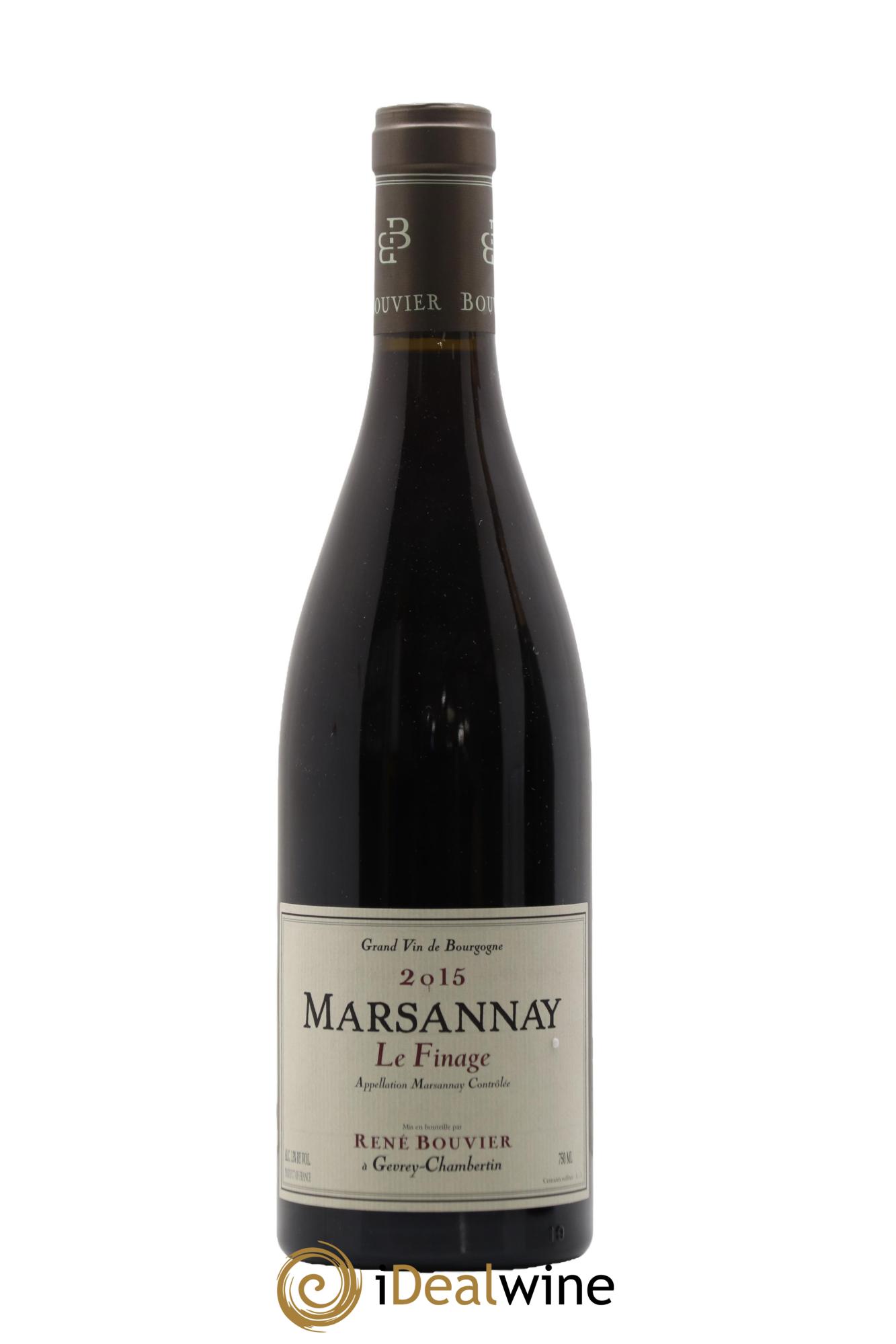 Marsannay Le Finage René Bouvier (Domaine)  2015 - Lot de 1 bouteille - 0