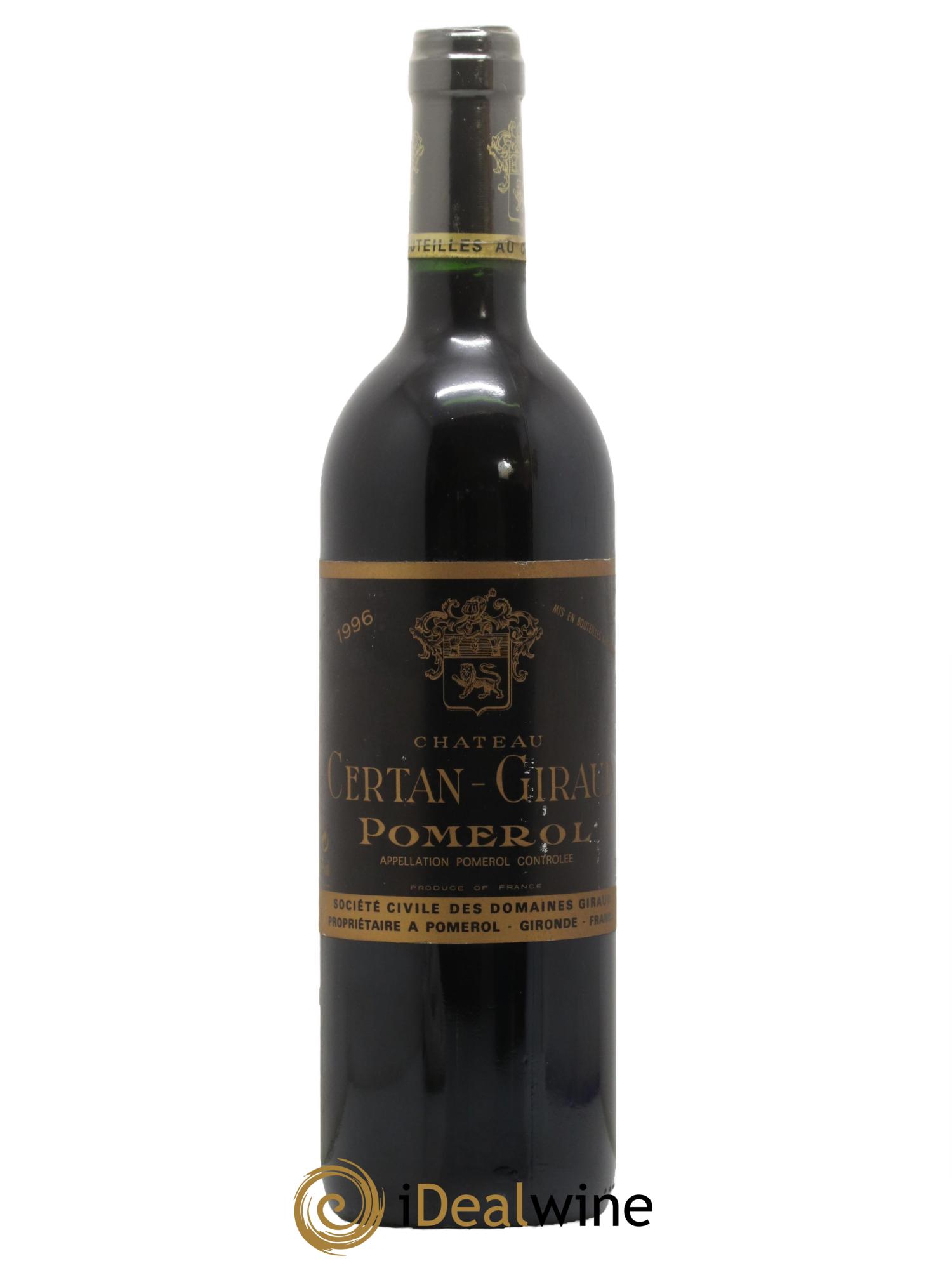 Château Certan Giraud 1996 - Posten von 1 Flasche - 0