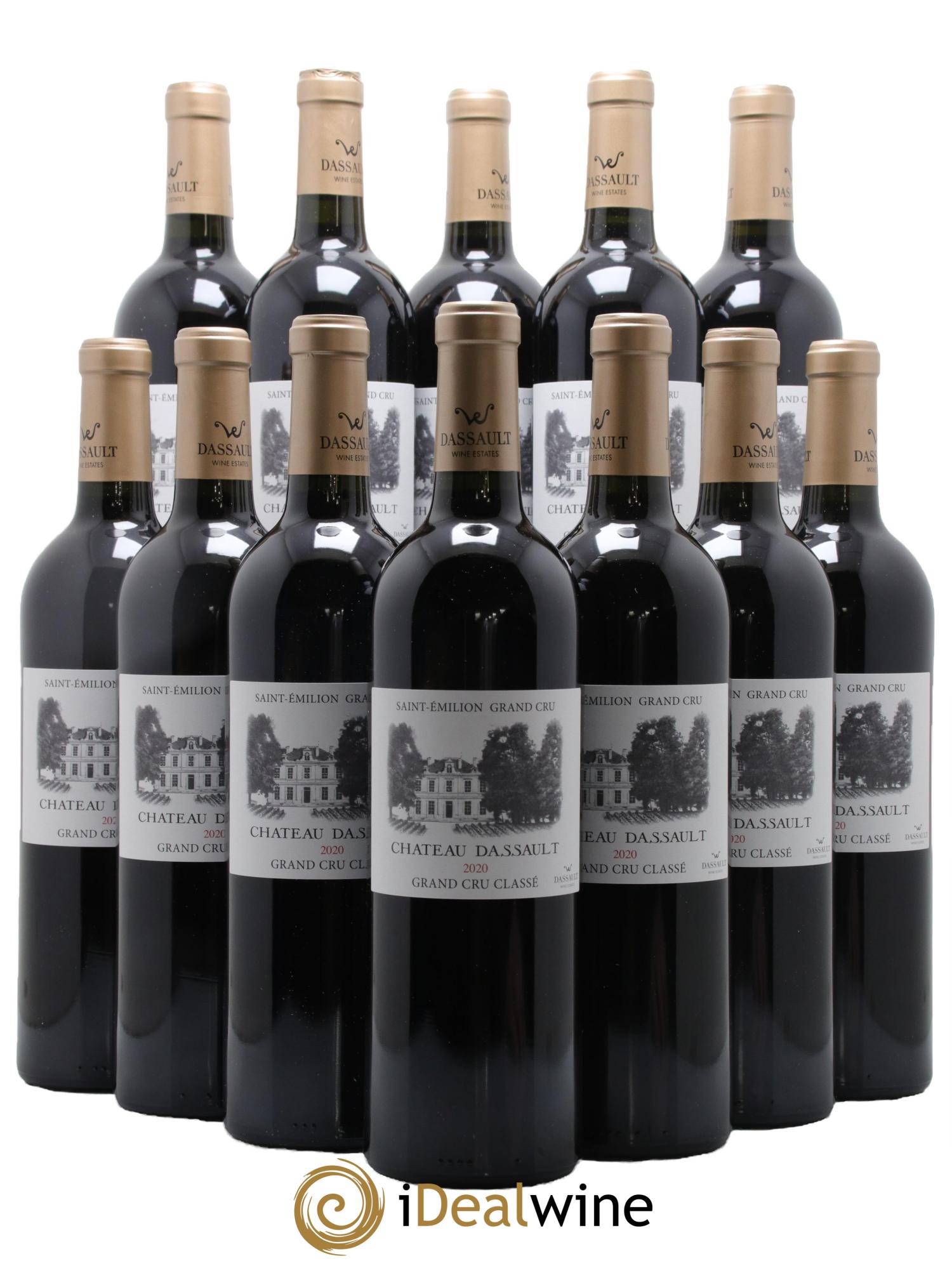 Château Dassault Grand Cru Classé 2020 - Lot de 12 bouteilles - 0