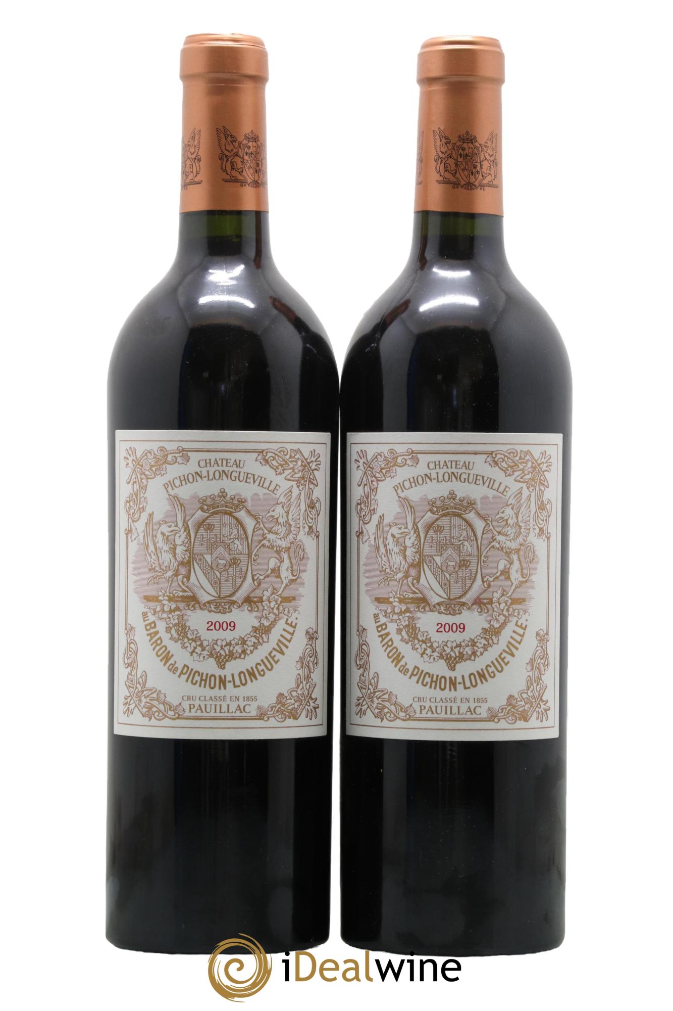 Pichon Longueville Baron 2ème Grand Cru Classé 2009 - Posten von 2 Flaschen - 0