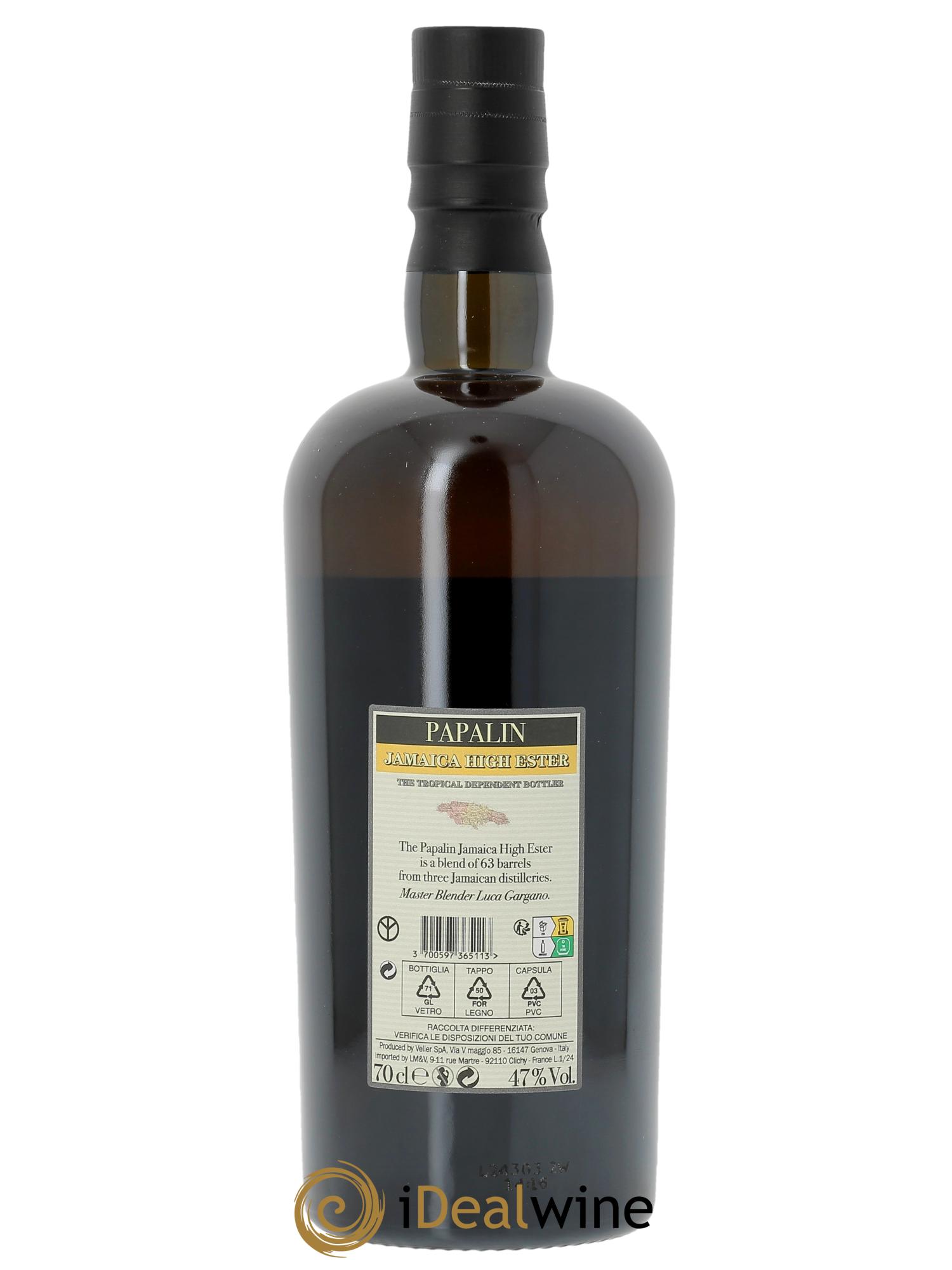 Rhum Papalin 5 ans Jamaica High Ester - Lotto di 1 bottiglia - 2