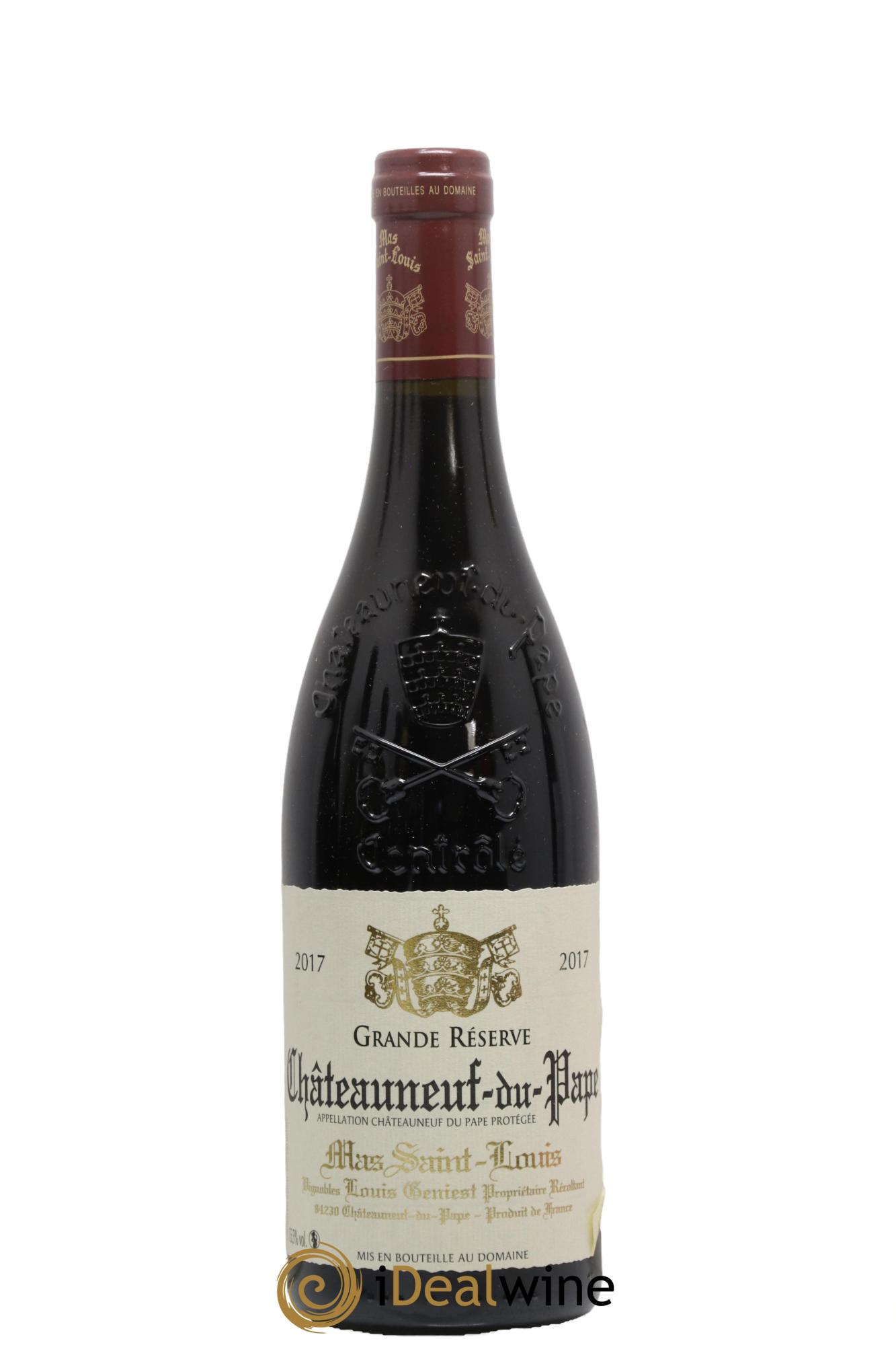 Châteauneuf-du-Pape Grande Réserve Mas Saint-Louis 2017 - Posten von 1 Flasche - 0