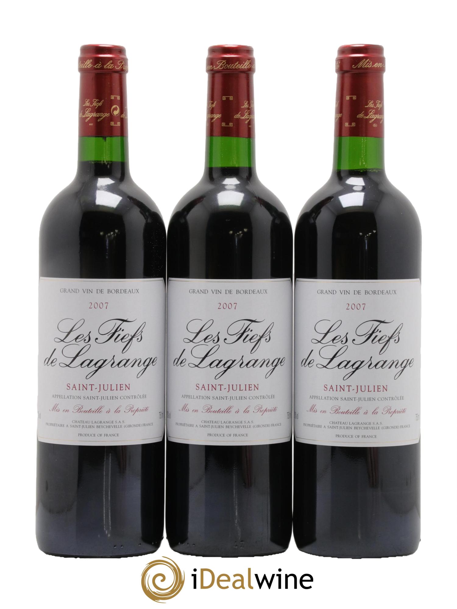 Les Fiefs de Lagrange Second Vin 2007 - Lot of 6 bottles - 1