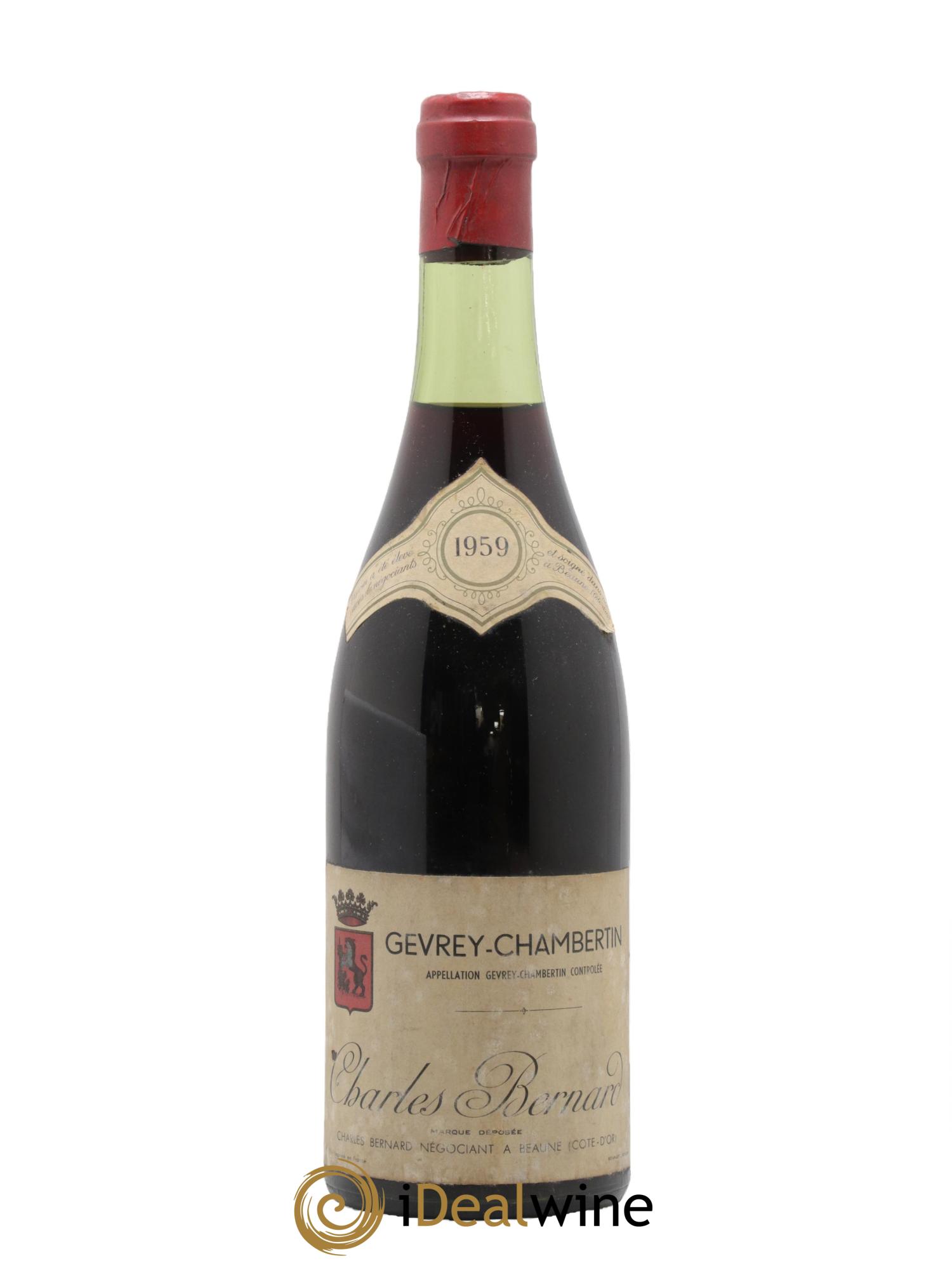 Gevrey-Chambertin Charles Bernard 1959 - Lot de 1 bouteille - 0