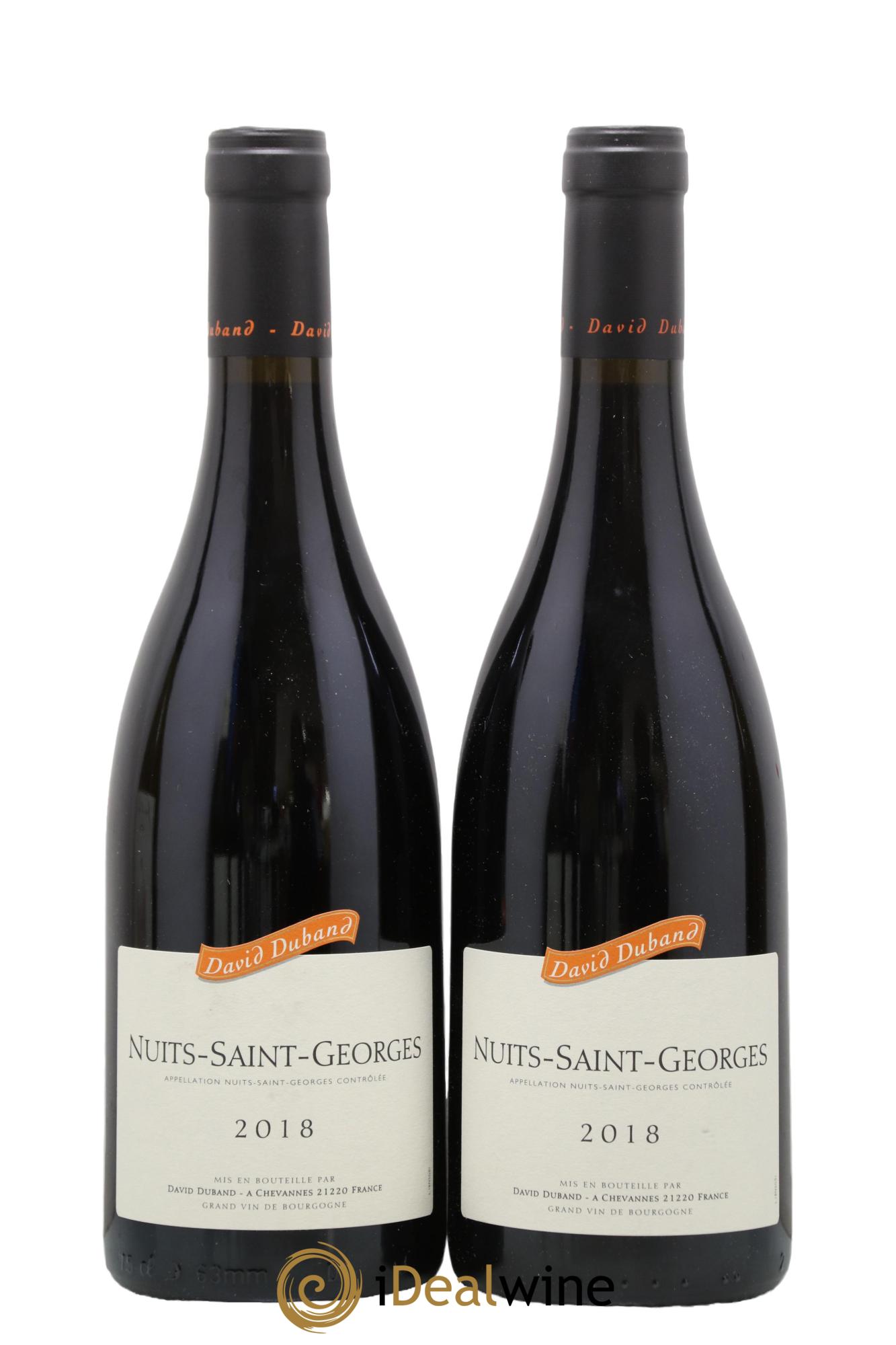 Nuits Saint-Georges David Duband (Domaine) 2018 - Lot de 2 bouteilles - 0